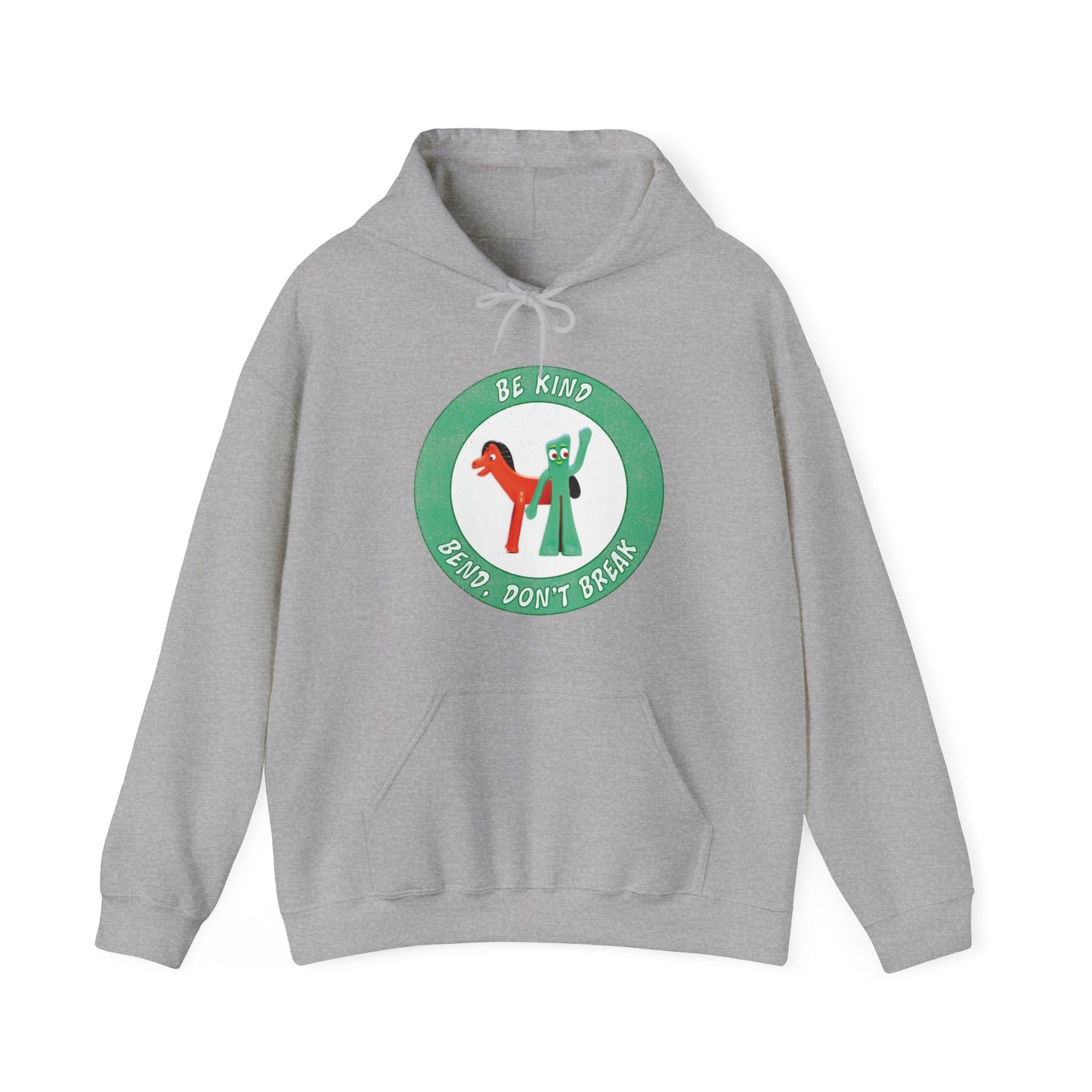 Vintage Gumby Hoodie - Vintage, Retro, Old School, Classic 80's Unisex Heavy Blend Hooded Sweatshirt
