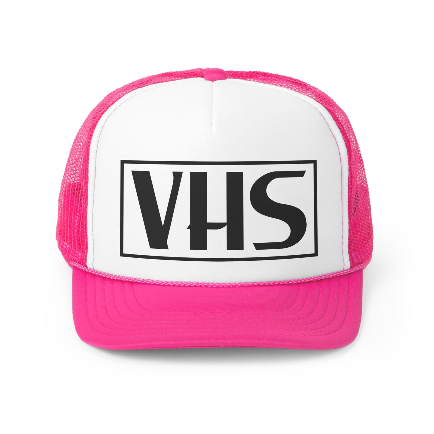 VHS Vintage Mesh Trucker Hat - Old School Adjustable Cap