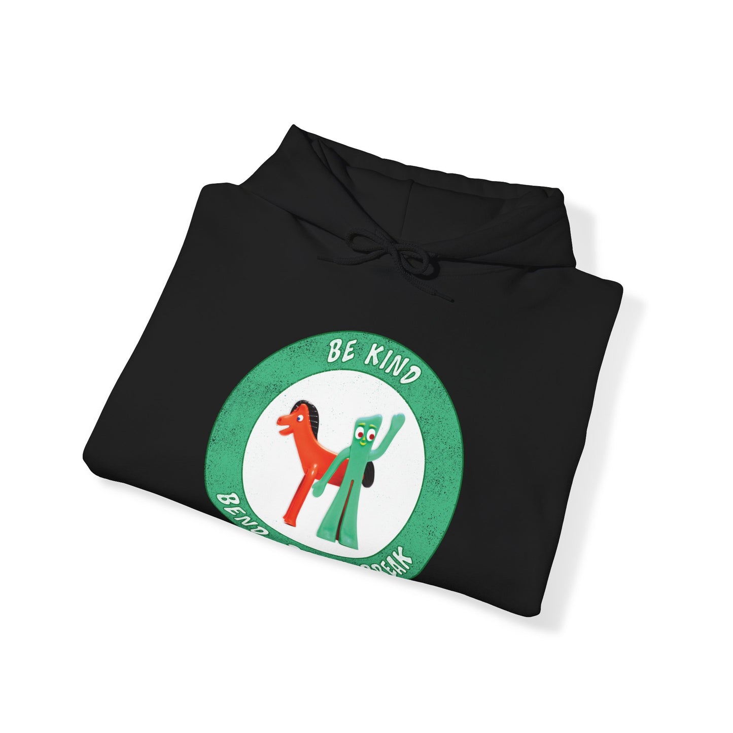 Vintage Gumby Hoodie - Vintage, Retro, Old School, Classic 80's Unisex Heavy Blend Hooded Sweatshirt