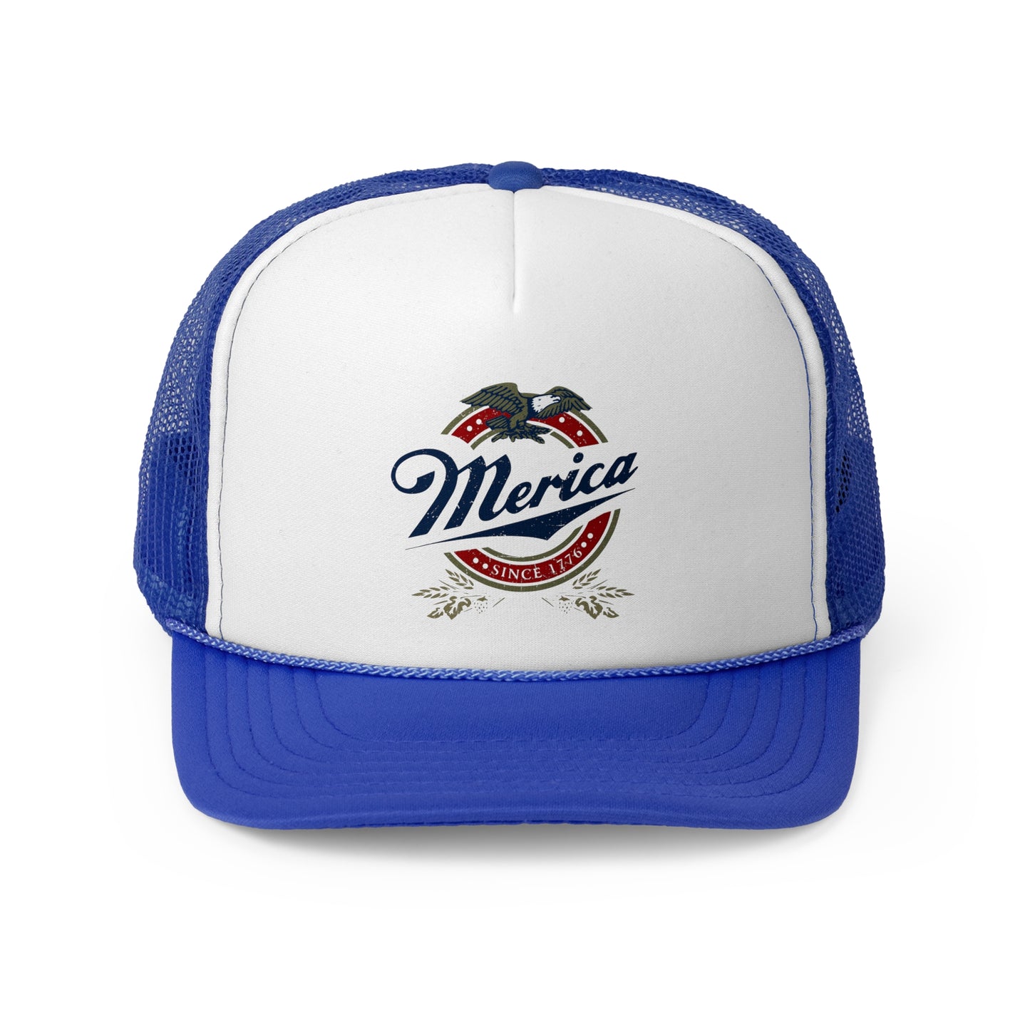 Patriotic 'Merica Eagle Trucker Cap - Vintage America Snap Back Hat, 4th of July Gift for Men & Women
