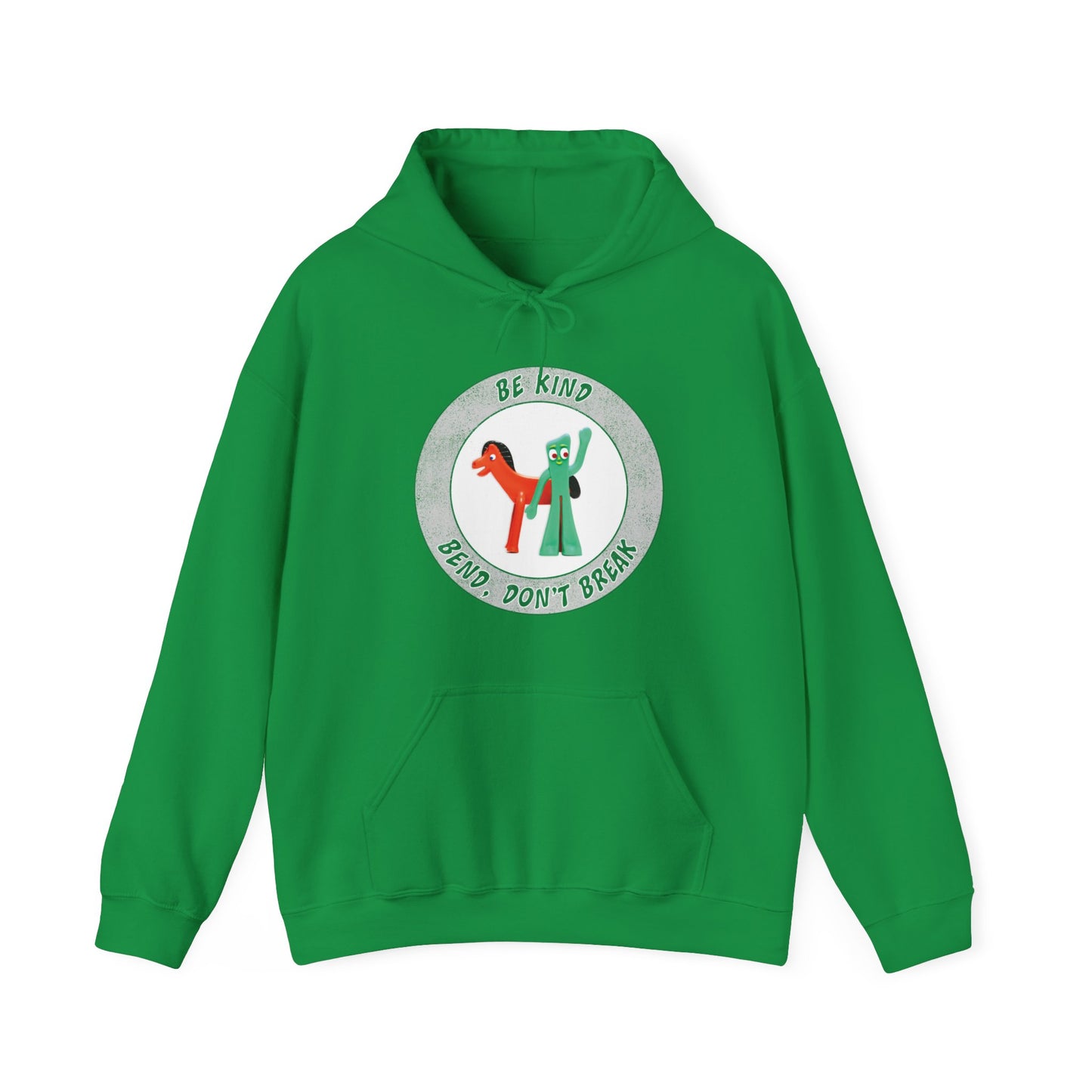 Vintage Gumby Hoodie - Vintage, Retro, Old School, Classic 80's Unisex Heavy Blend Hooded Sweatshirt