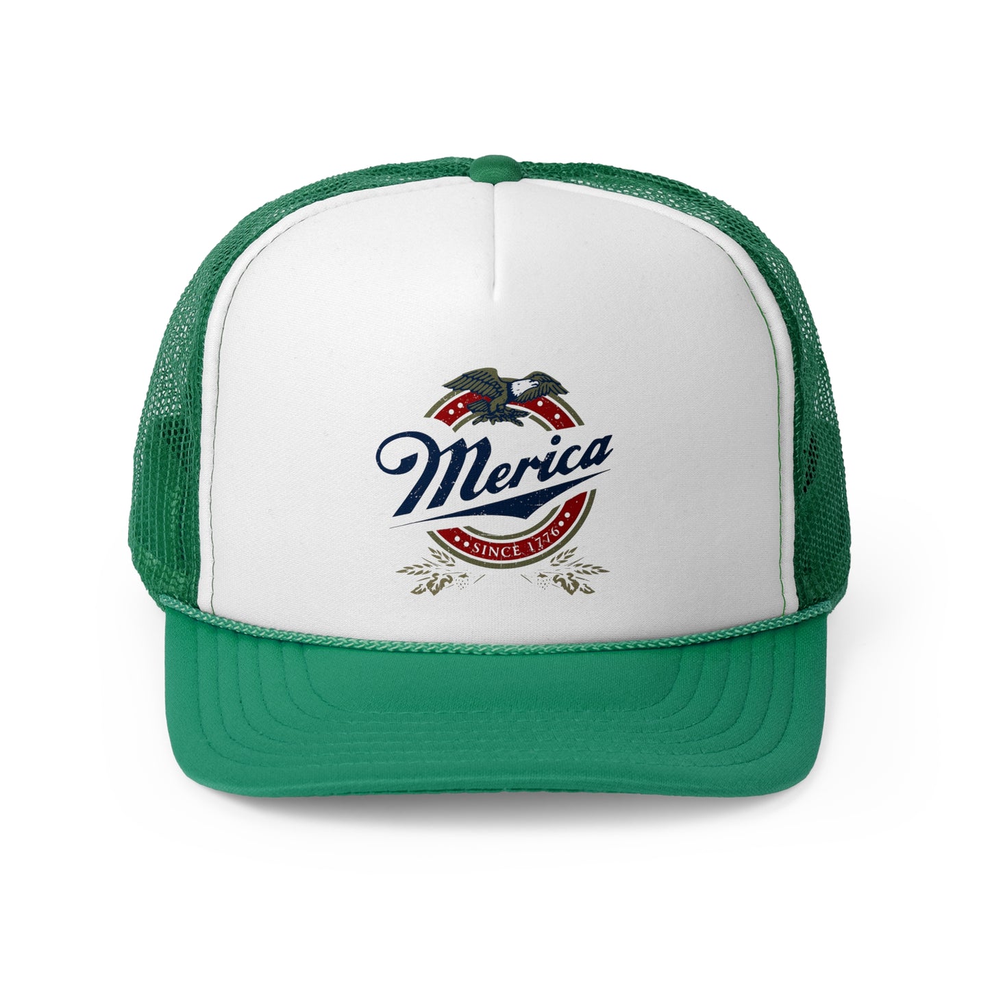 Patriotic 'Merica Eagle Trucker Cap - Vintage America Snap Back Hat, 4th of July Gift for Men & Women