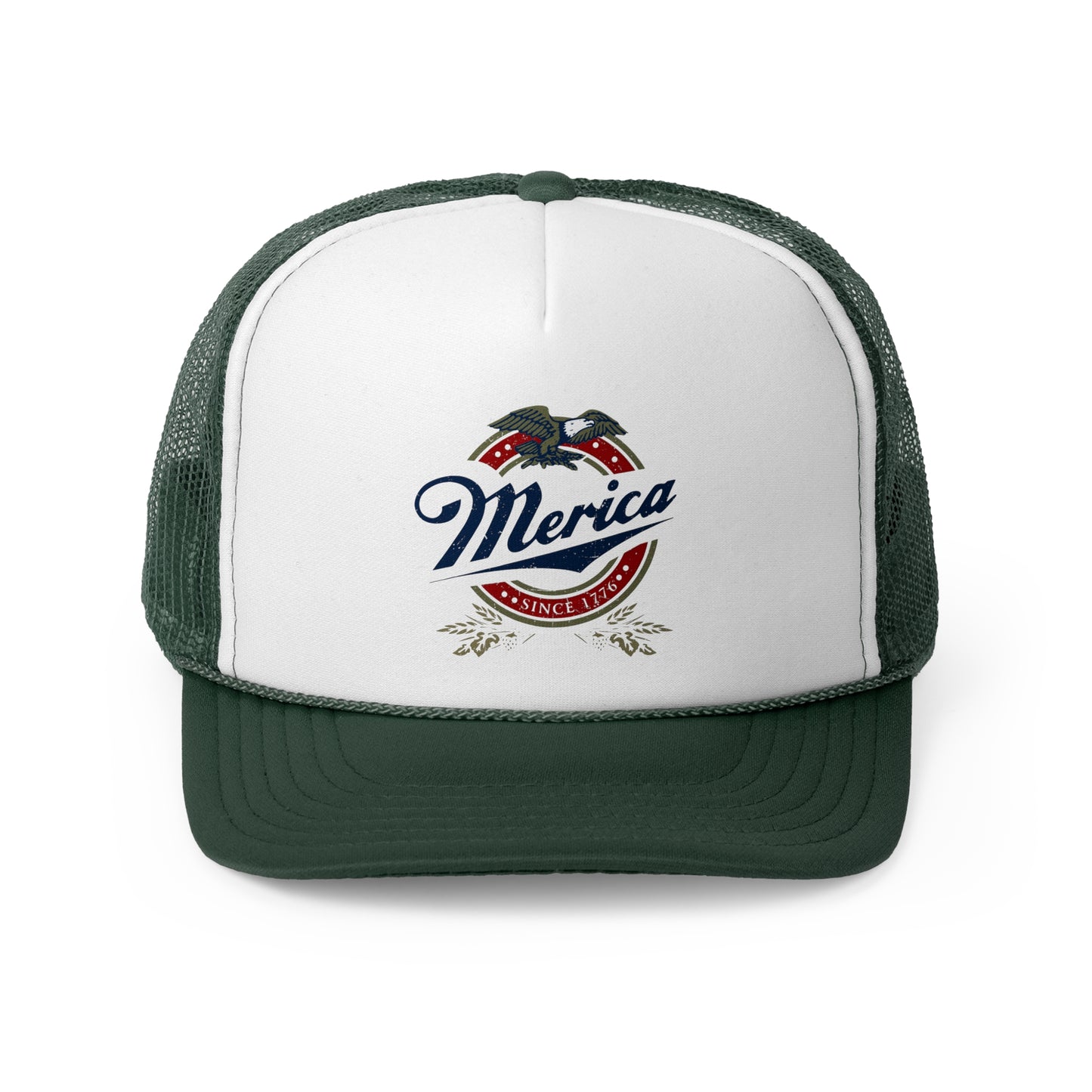 Patriotic 'Merica Eagle Trucker Cap - Vintage America Snap Back Hat, 4th of July Gift for Men & Women