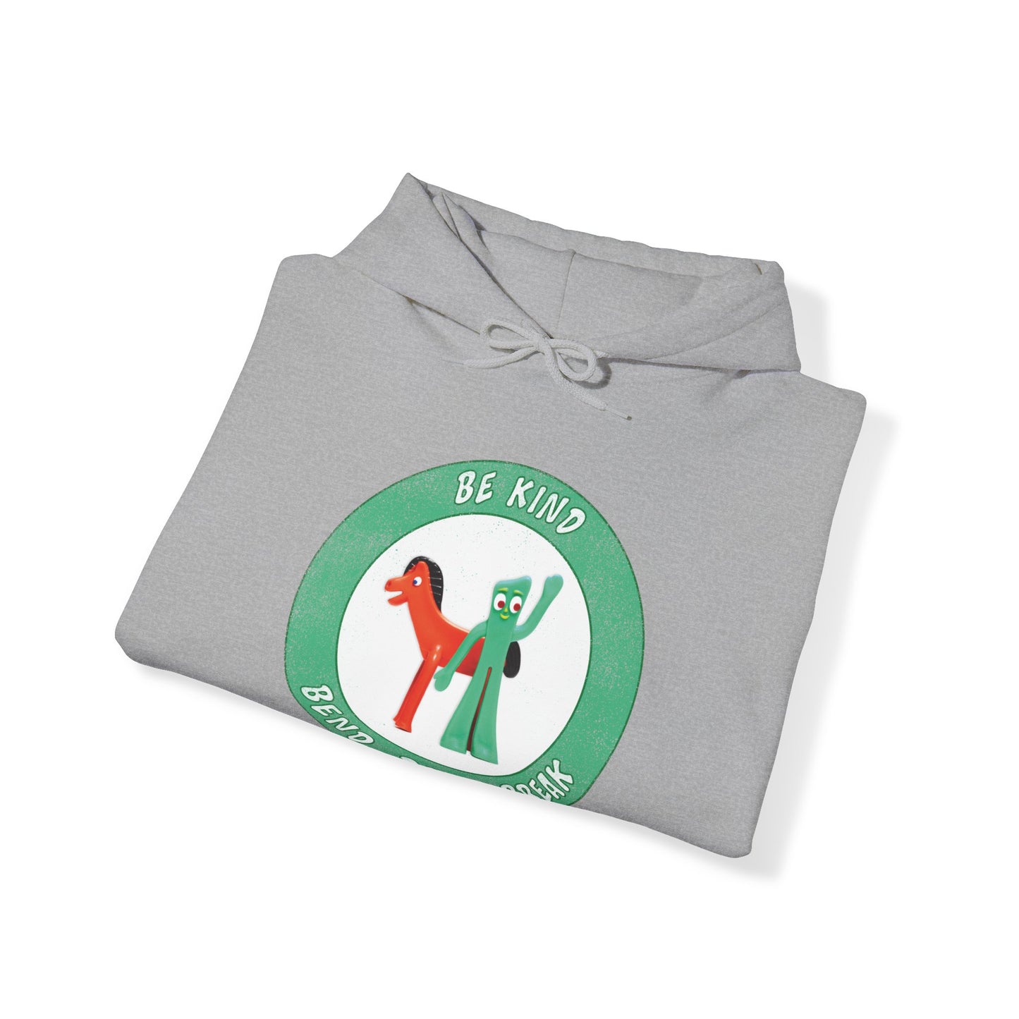 Vintage Gumby Hoodie - Vintage, Retro, Old School, Classic 80's Unisex Heavy Blend Hooded Sweatshirt