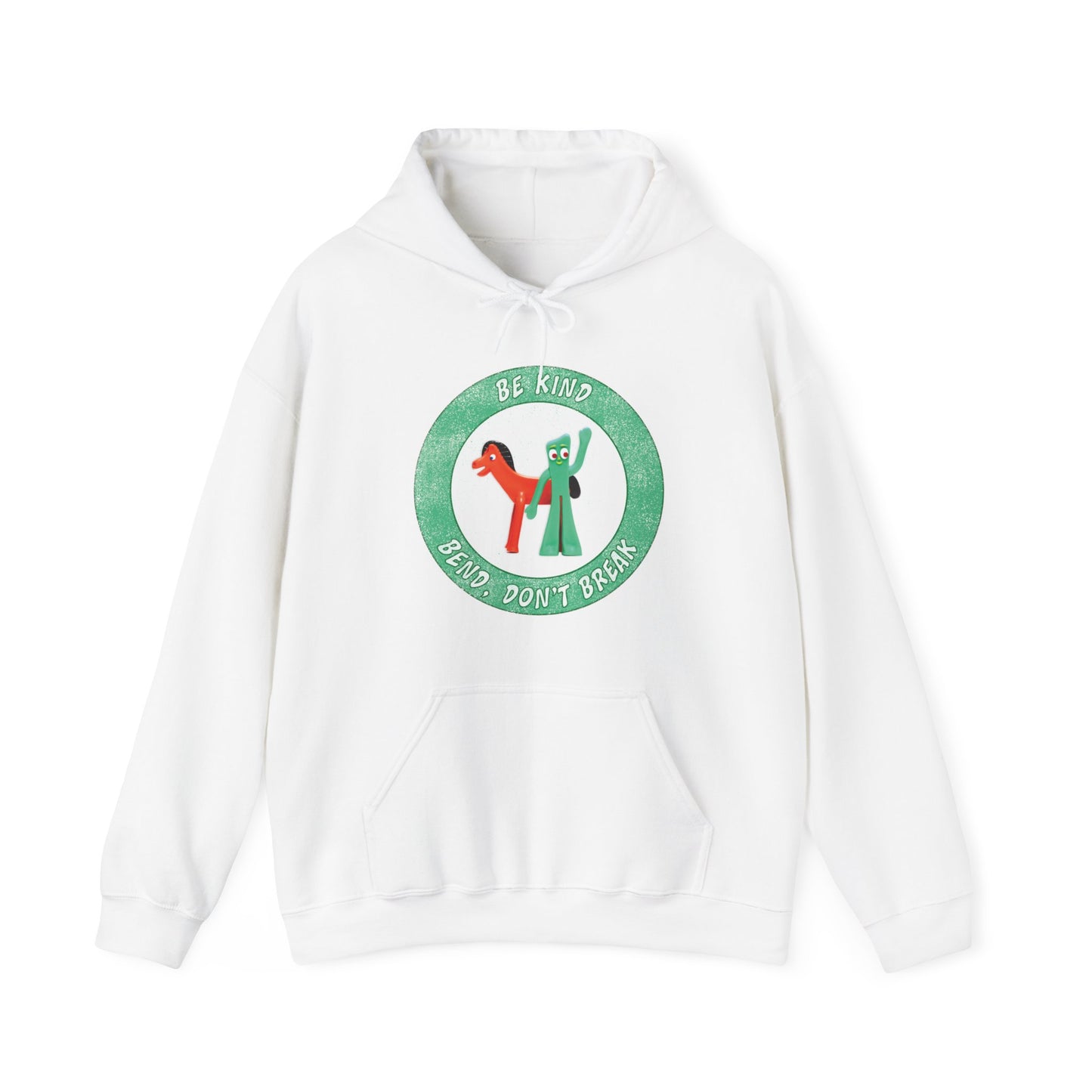 Vintage Gumby Hoodie - Vintage, Retro, Old School, Classic 80's Unisex Heavy Blend Hooded Sweatshirt