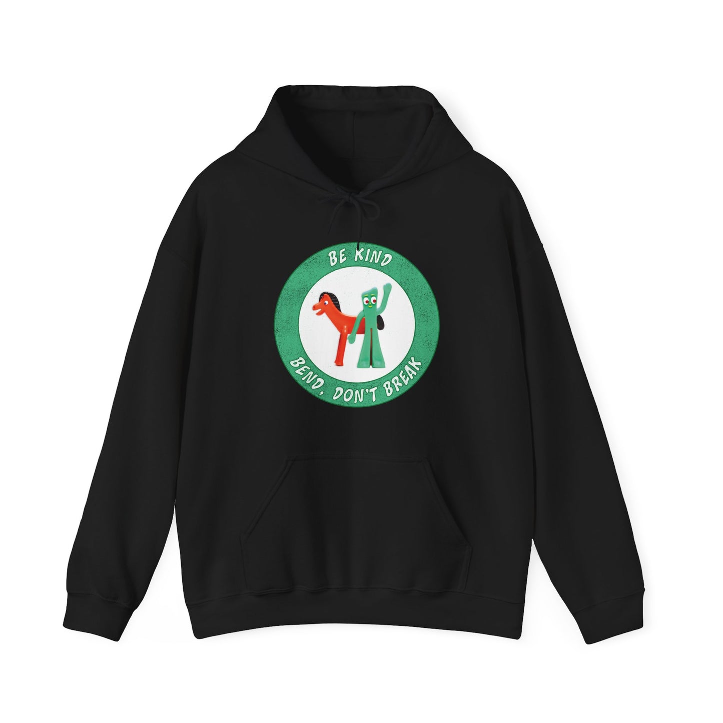 Vintage Gumby Hoodie - Vintage, Retro, Old School, Classic 80's Unisex Heavy Blend Hooded Sweatshirt