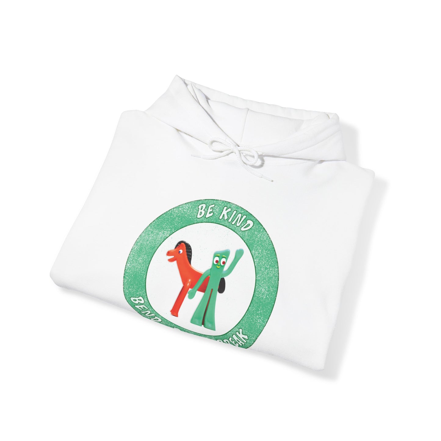 Vintage Gumby Hoodie - Vintage, Retro, Old School, Classic 80's Unisex Heavy Blend Hooded Sweatshirt