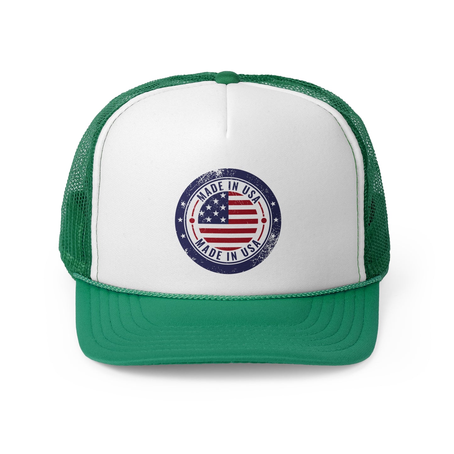 Vintage Made in USA Patriotic Trucker Hat - 4th of July Cap for women & men, USA Flag Snapback Cap, Retro American Eagle Baseball Cap,