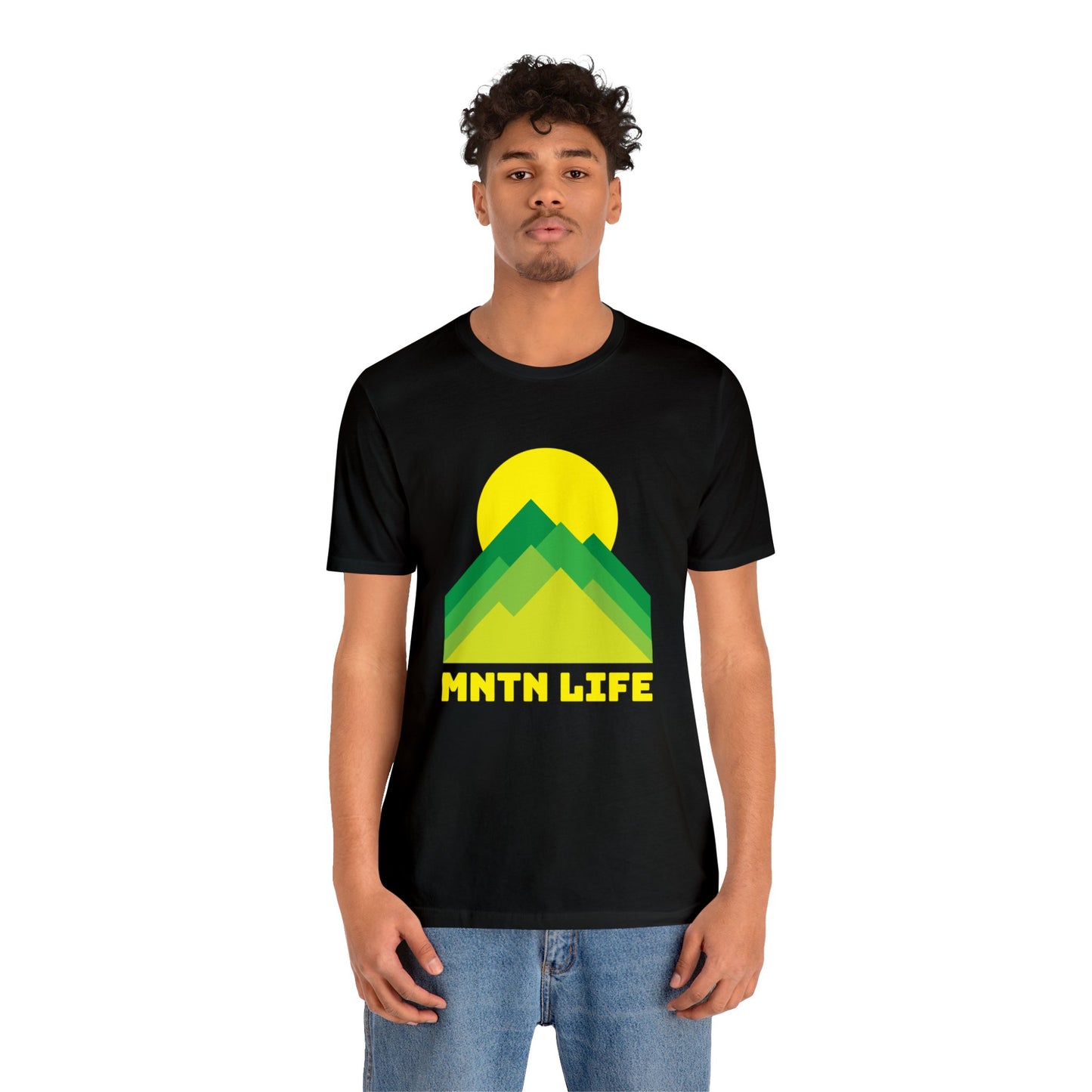 Mountain Life T-Shirt - MNTN Life Camping Shirt - Vintage Retro Classic Nostalgic T-Shirt - Unisex Short Sleeve Tee