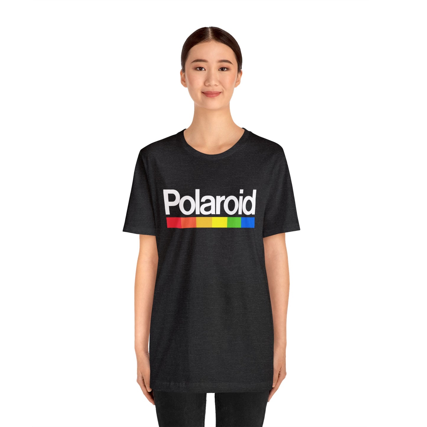 Polaroid Logo Retro Sunset T-Shirt - Vintage Retro Classic Nostalgic T-Shirt - Unisex Short Sleeve Tee