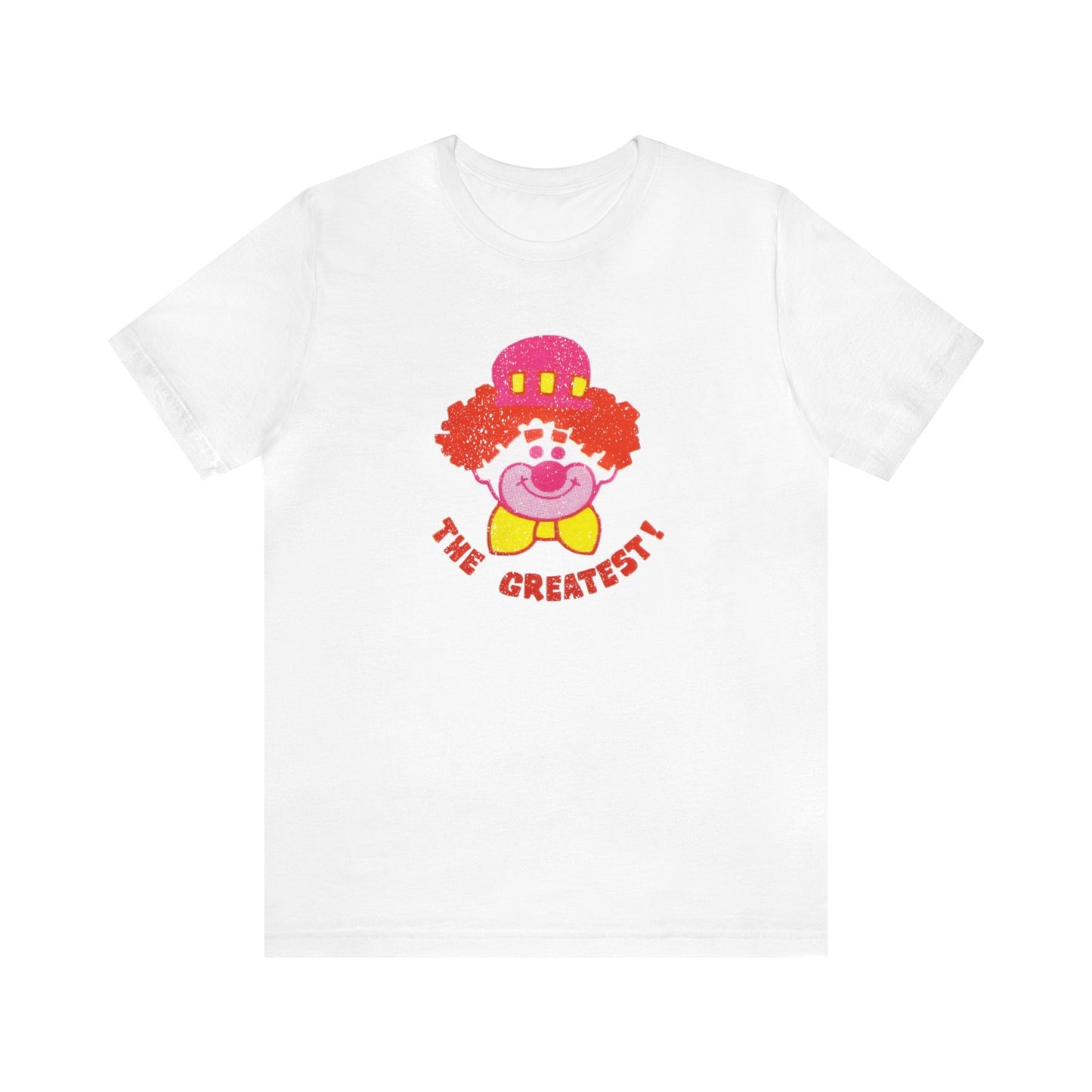 The Greatest - Clown Scratch and Sniff - Vintage T-Shirt - Unisex Short Sleeve Tee