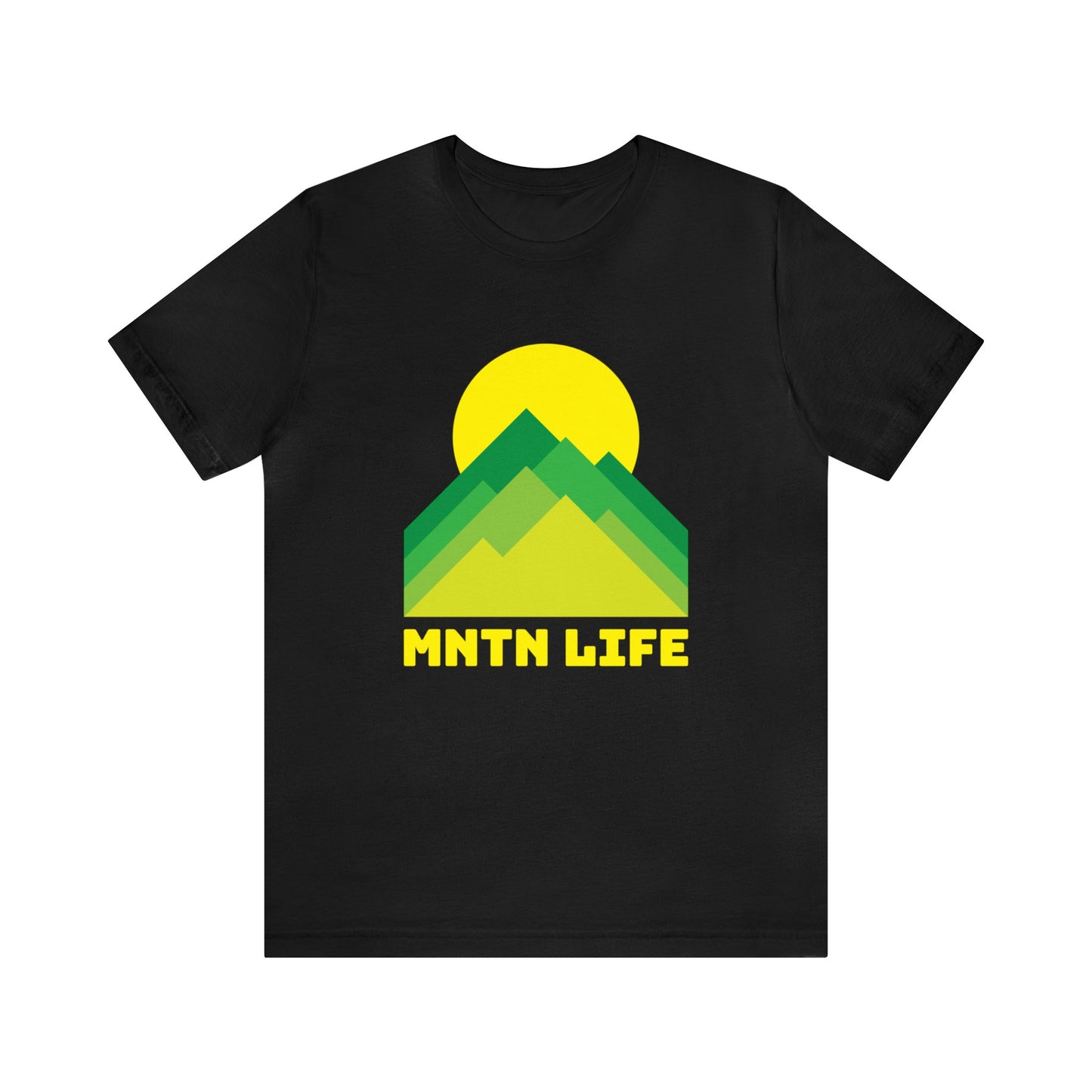 Mountain Life T-Shirt - MNTN Life Camping Shirt - Vintage Retro Classic Nostalgic T-Shirt - Unisex Short Sleeve Tee