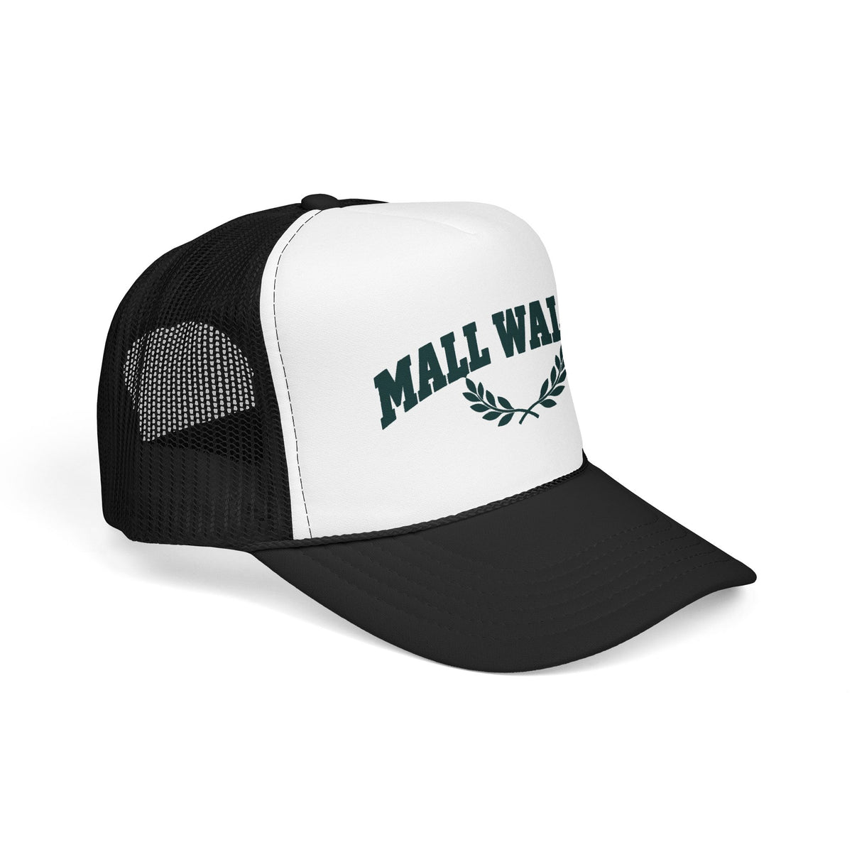Mall Walker Laurel Crest Trucker Hat — Printed Snapback
