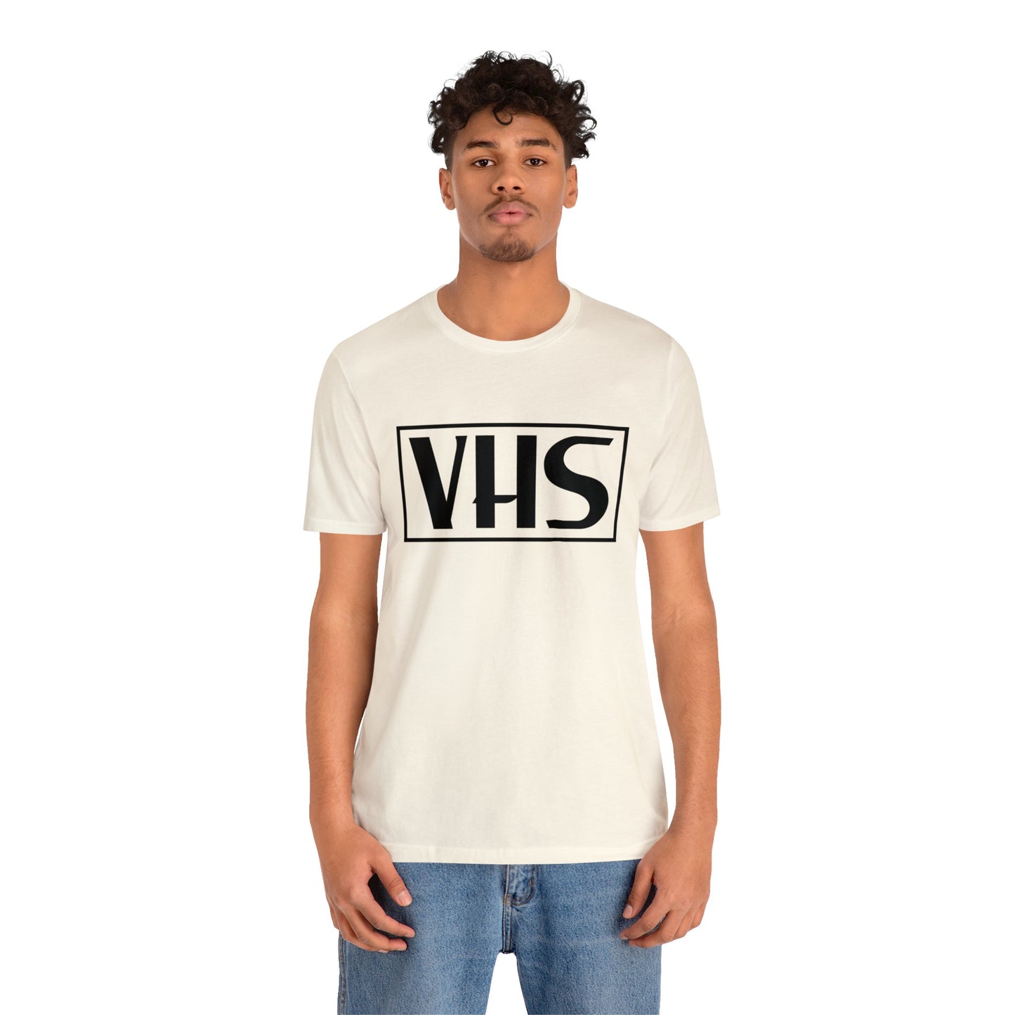 VHS Logo T-Shirt - Retro Vintage Nostalgia Classic Old School - Unisex Short Sleeve Tee