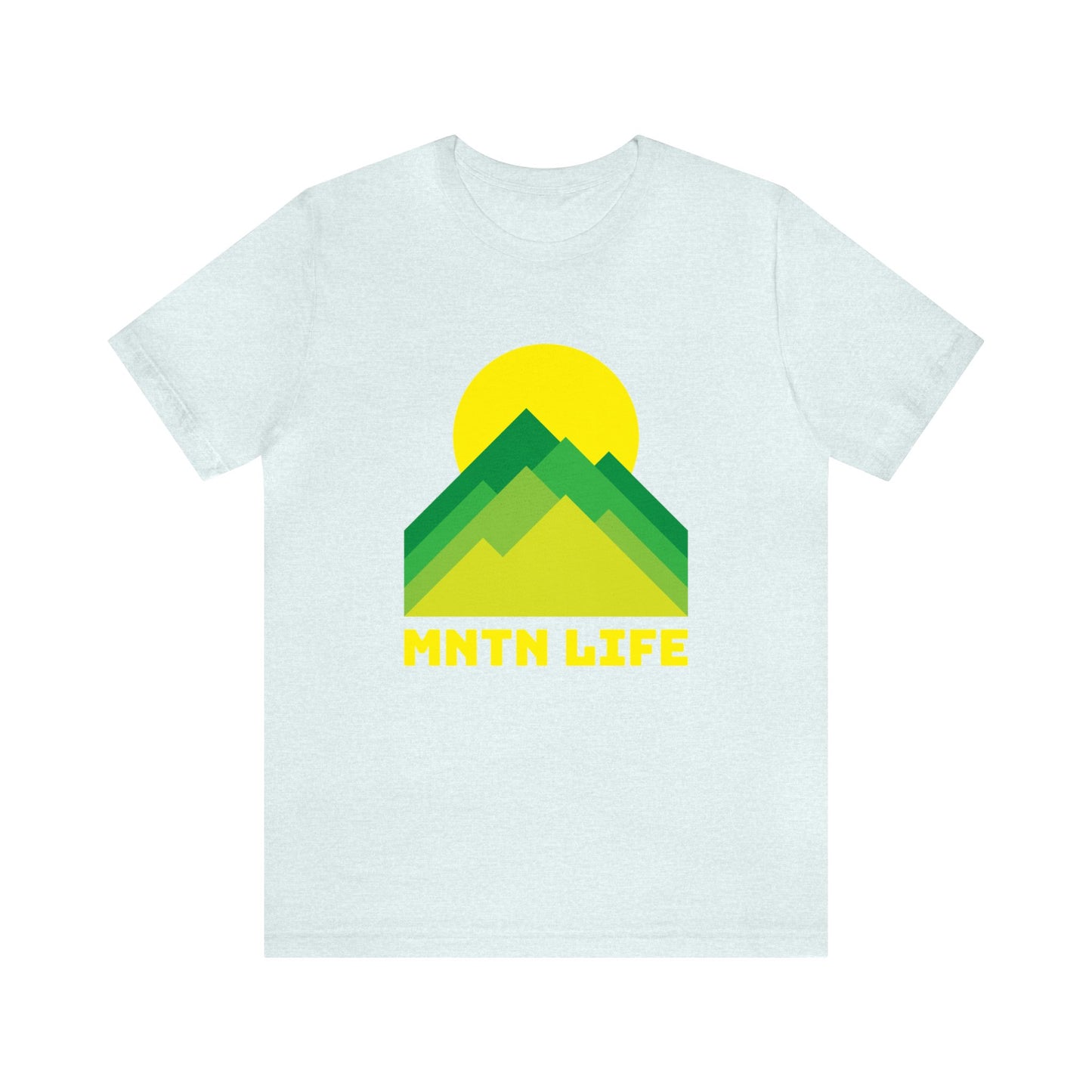 Mountain Life T-Shirt - MNTN Life Camping Shirt - Vintage Retro Classic Nostalgic T-Shirt - Unisex Short Sleeve Tee