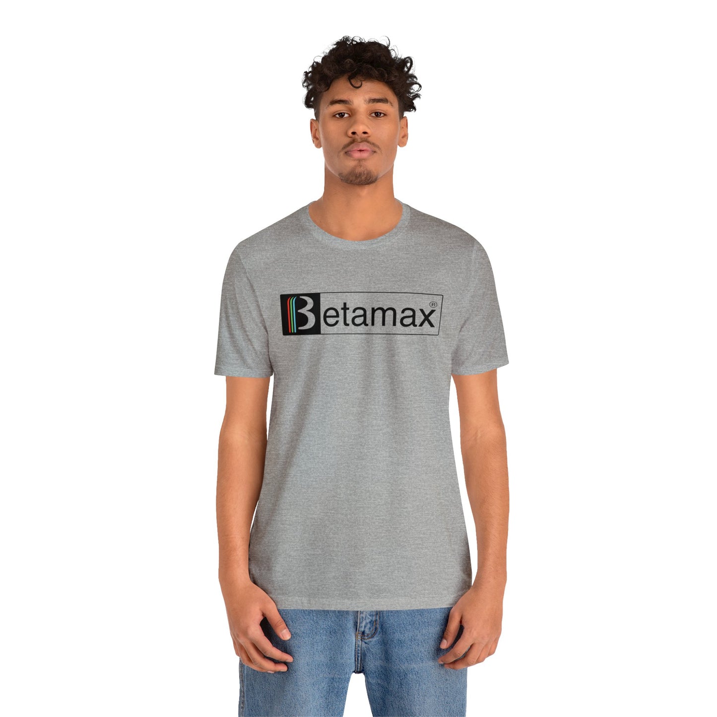 Betamax Logo T-Shirt - Retro Vintage Nostalgia Classic Old School - Unisex Short Sleeve Tee