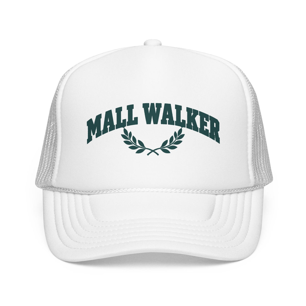 Mall Walker Laurel Crest Trucker Hat — Printed Snapback