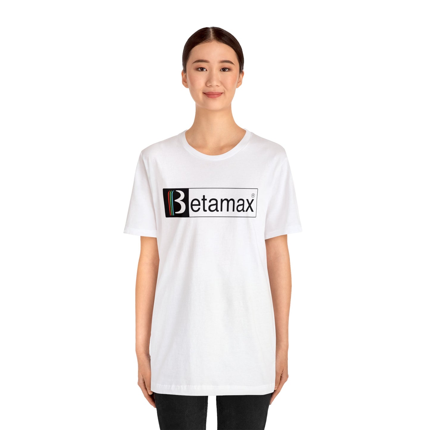 Betamax Logo T-Shirt - Retro Vintage Nostalgia Classic Old School - Unisex Short Sleeve Tee