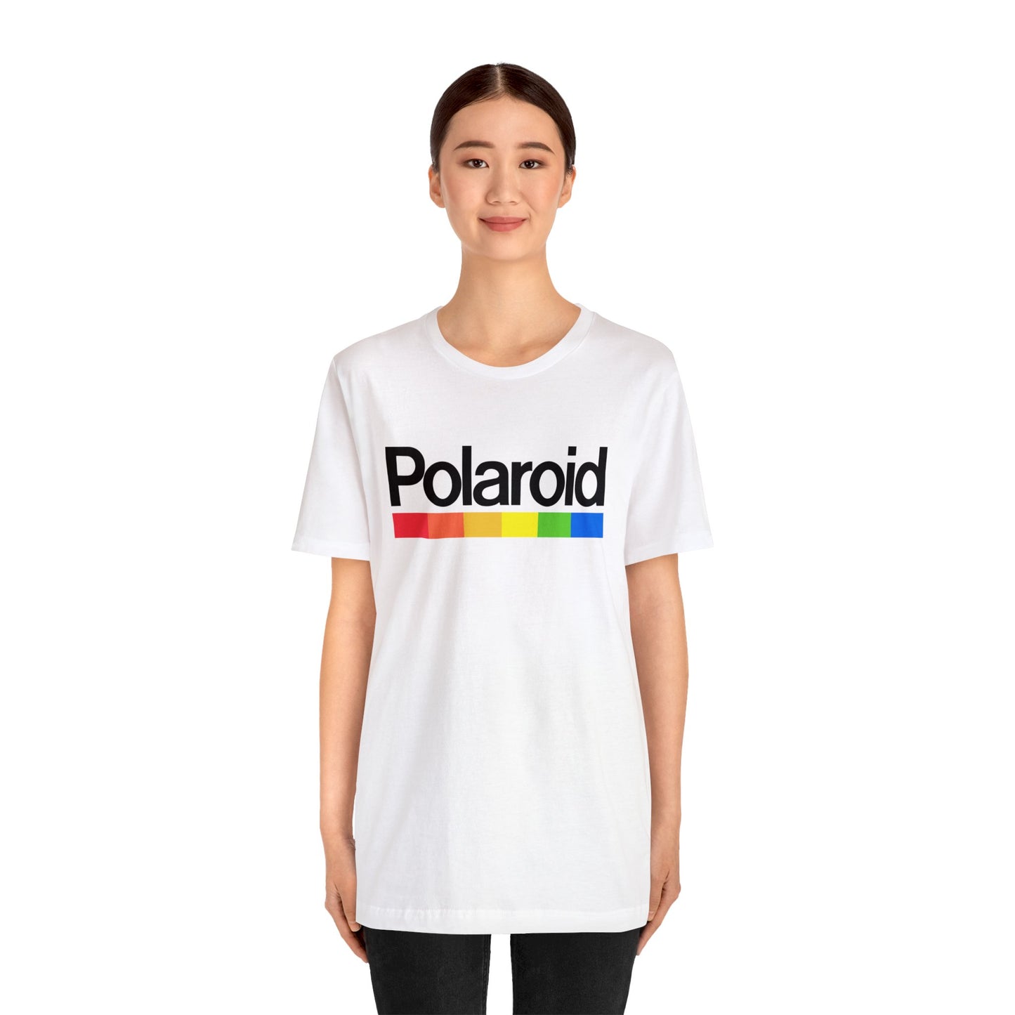 Polaroid Logo Retro Sunset T-Shirt - Vintage Retro Classic Nostalgic T-Shirt - Unisex Short Sleeve Tee