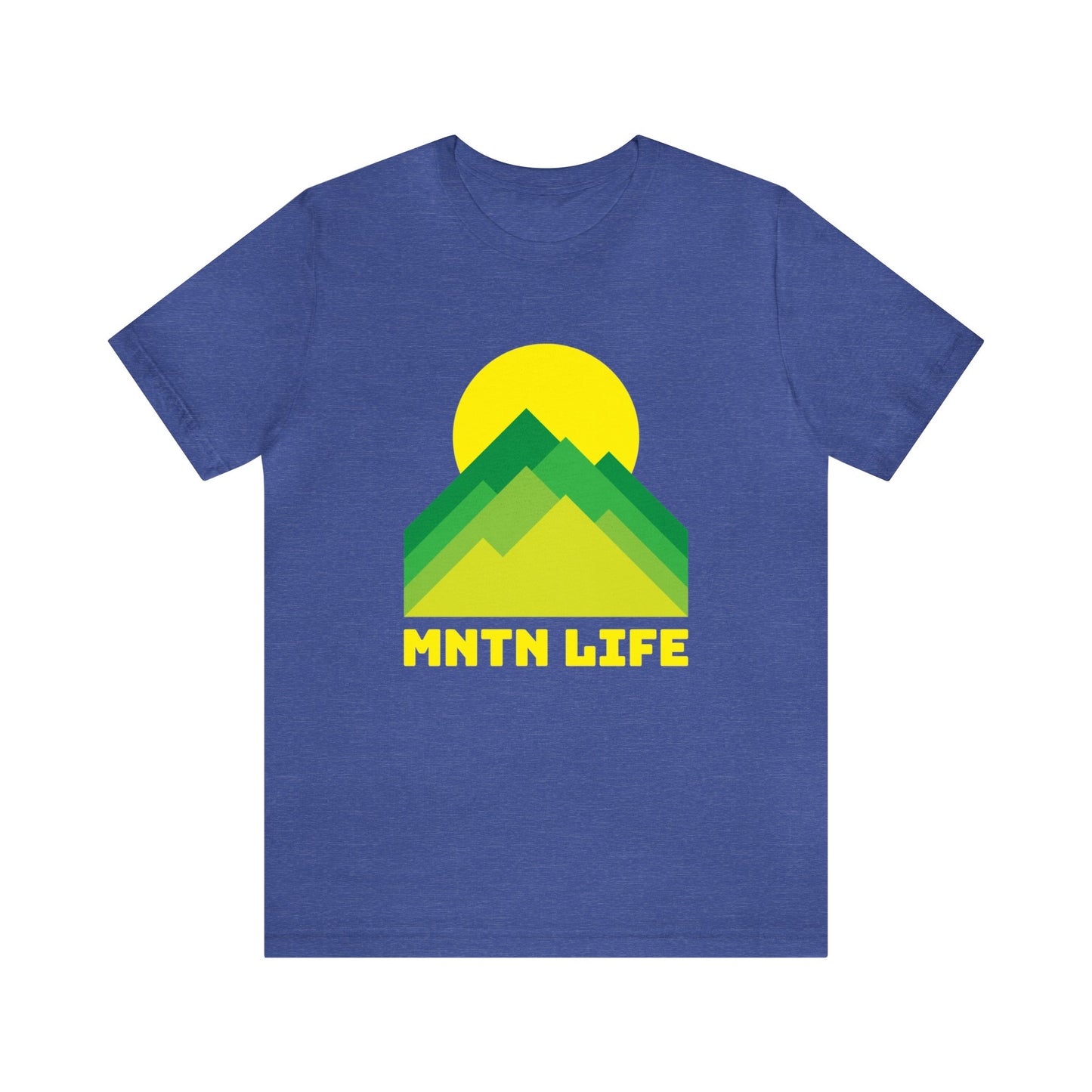 Mountain Life T-Shirt - MNTN Life Camping Shirt - Vintage Retro Classic Nostalgic T-Shirt - Unisex Short Sleeve Tee