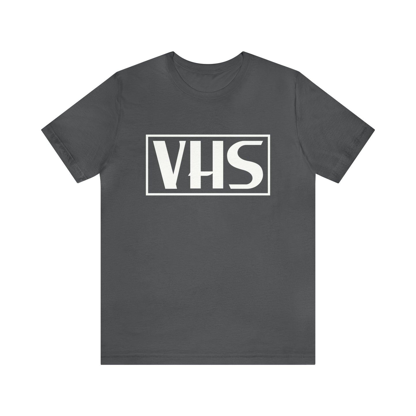 VHS Logo T-Shirt - Retro Vintage Nostalgia Classic Old School - Unisex Short Sleeve Tee