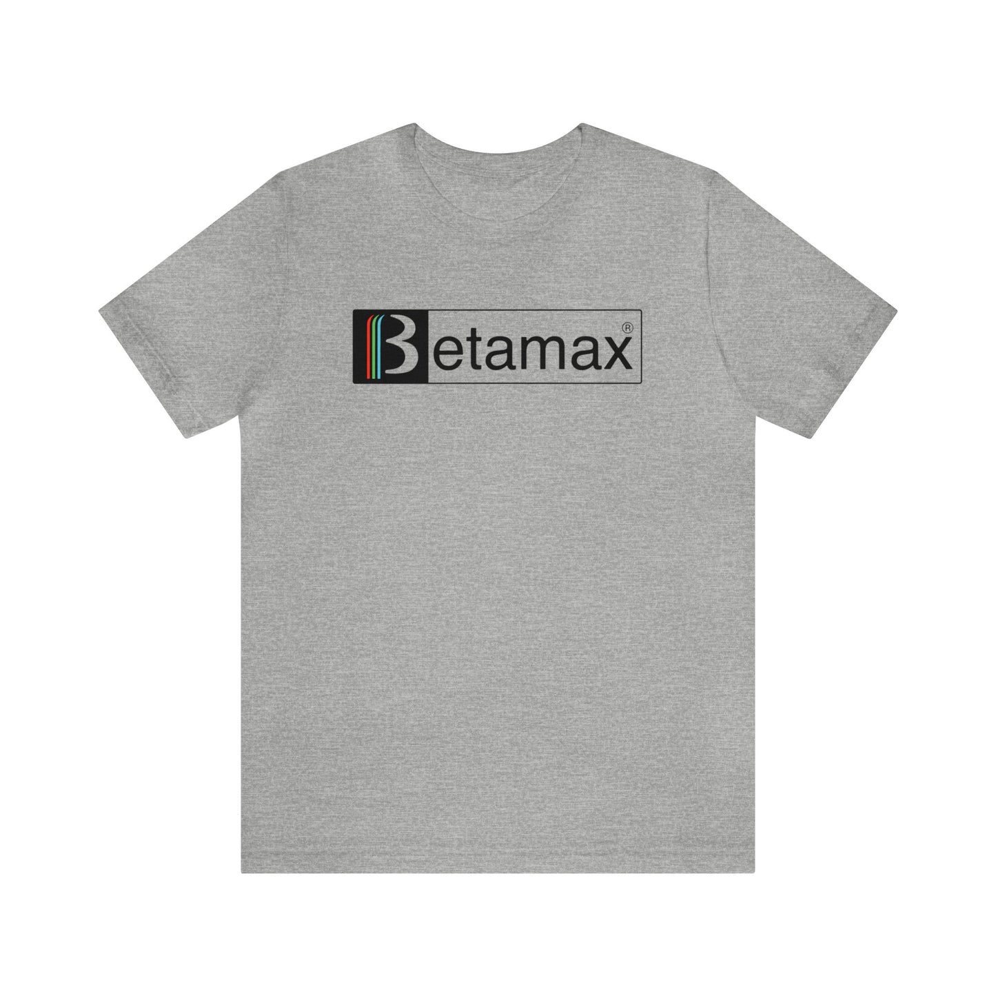 Betamax Logo T-Shirt - Retro Vintage Nostalgia Classic Old School - Unisex Short Sleeve Tee