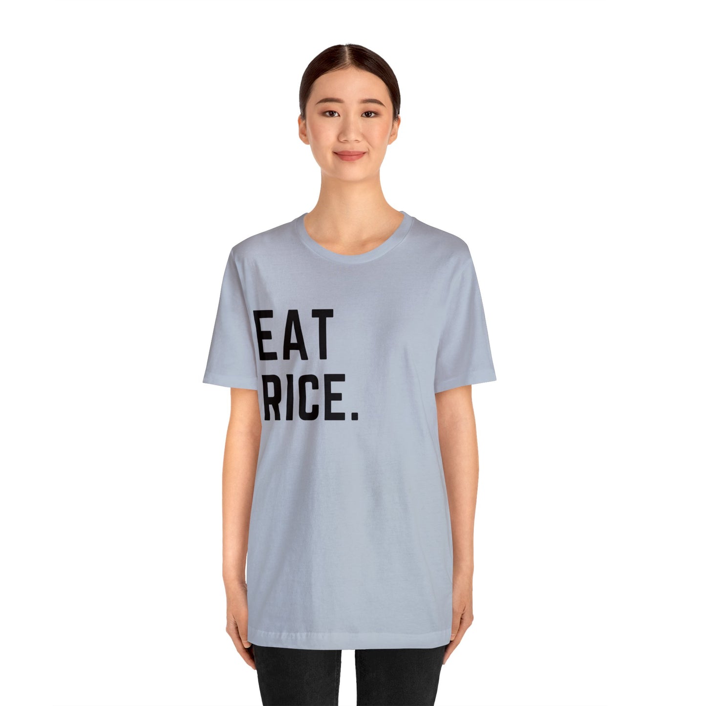 Eat Rice Meme Shirt - Vintage Retro Classic Nostalgic Japanese T-Shirt - Unisex Short Sleeve Tee