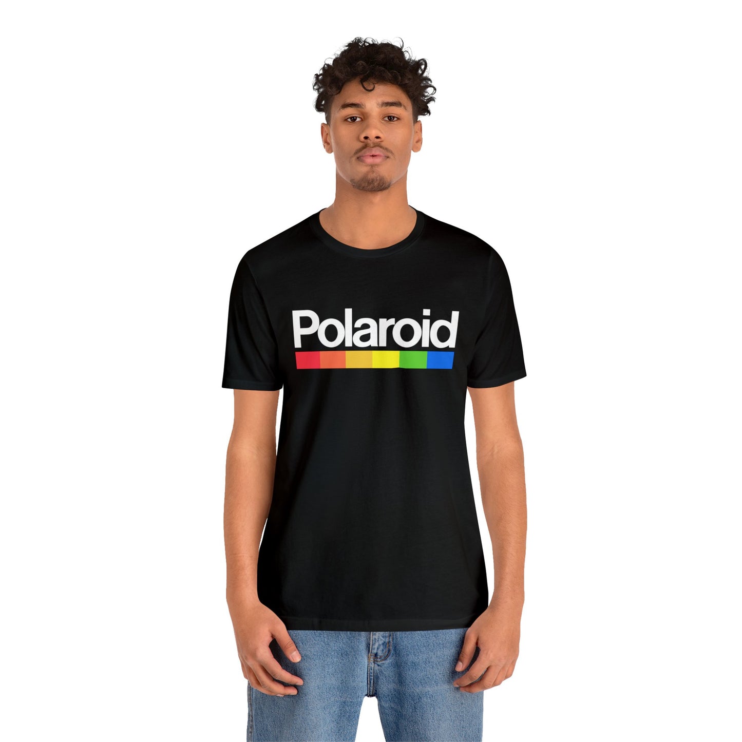 Polaroid Logo Retro Sunset T-Shirt - Vintage Retro Classic Nostalgic T-Shirt - Unisex Short Sleeve Tee