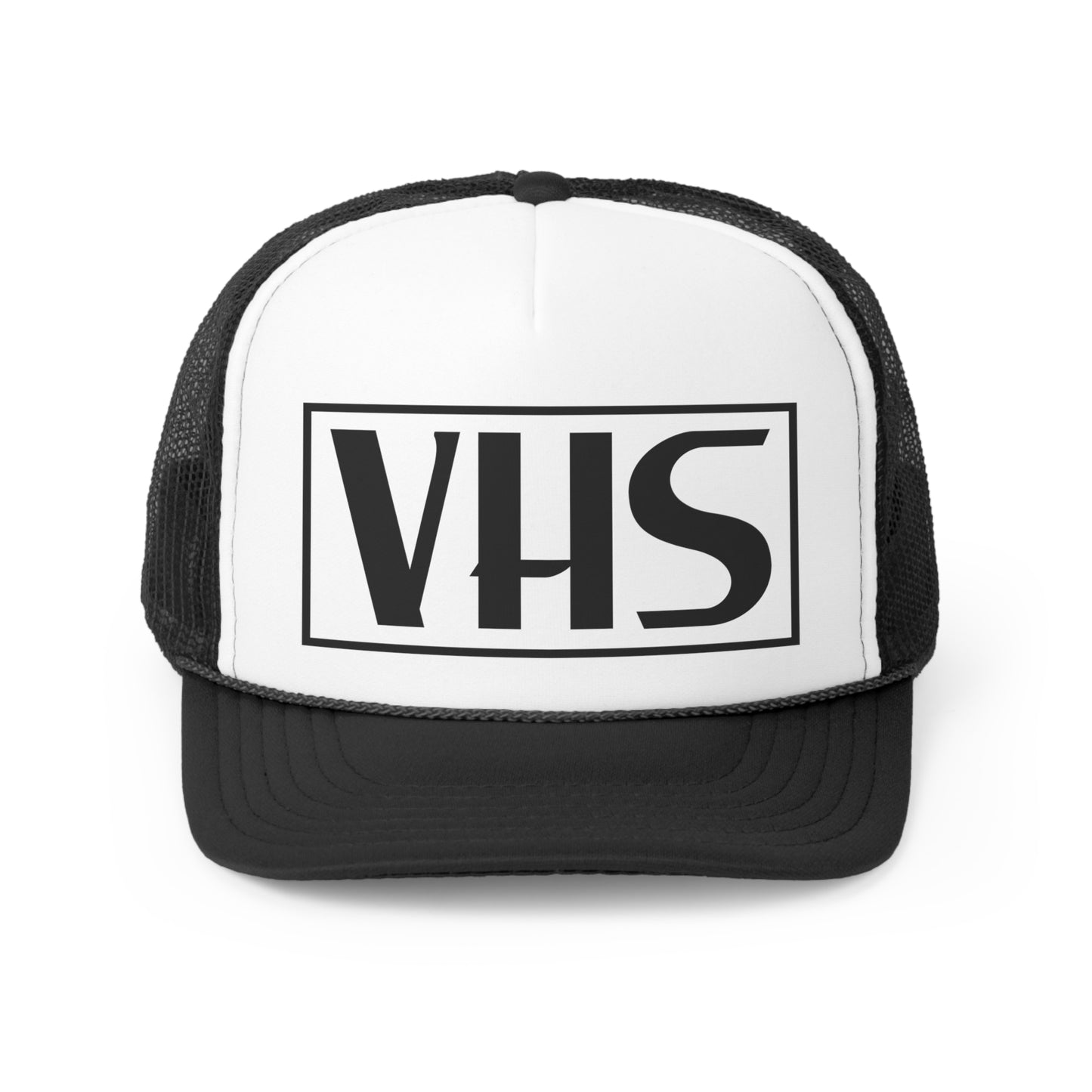 VHS Vintage Mesh Trucker Hat - Old School Adjustable Cap