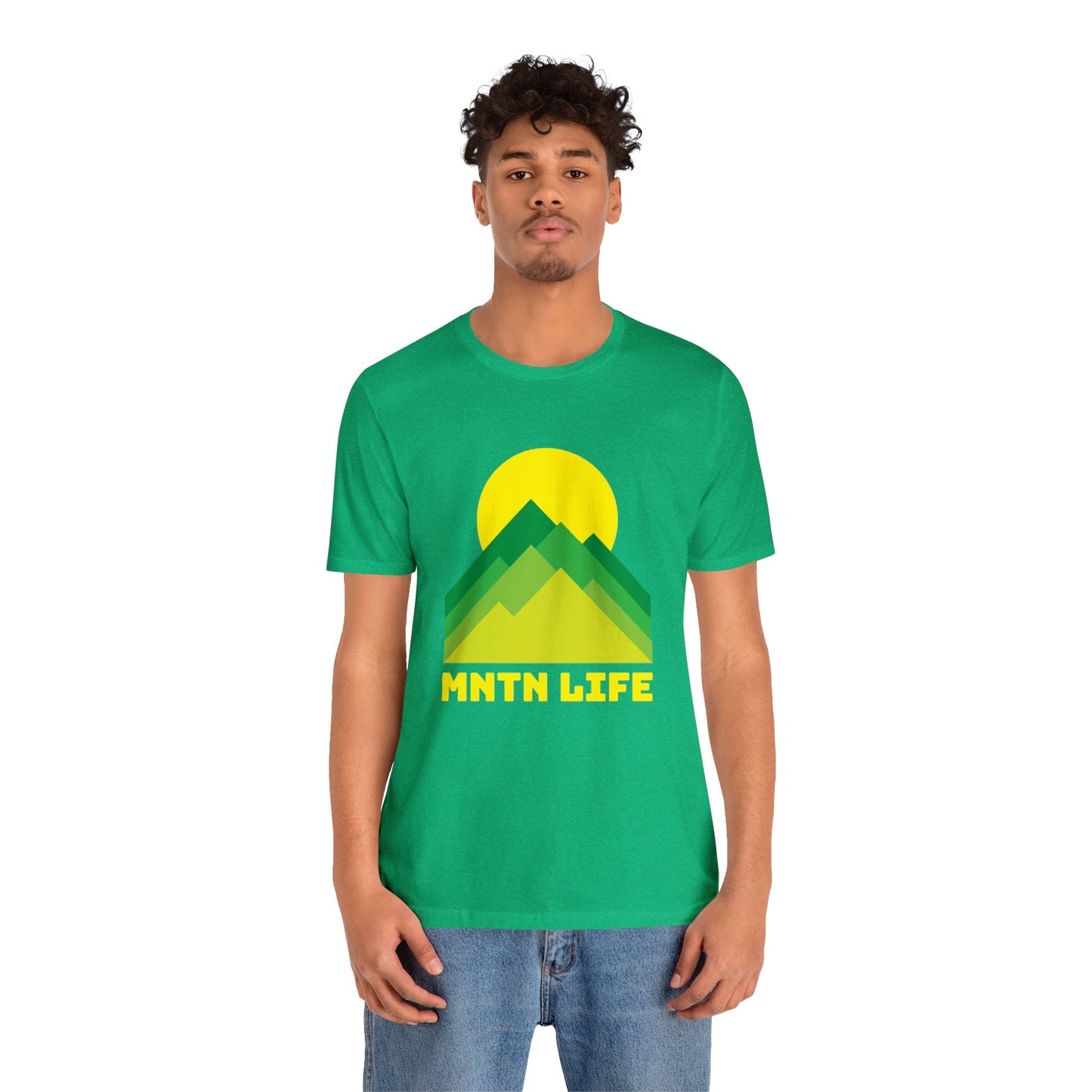 Mountain Life T-Shirt - MNTN Life Camping Shirt - Vintage Retro Classic Nostalgic T-Shirt - Unisex Short Sleeve Tee