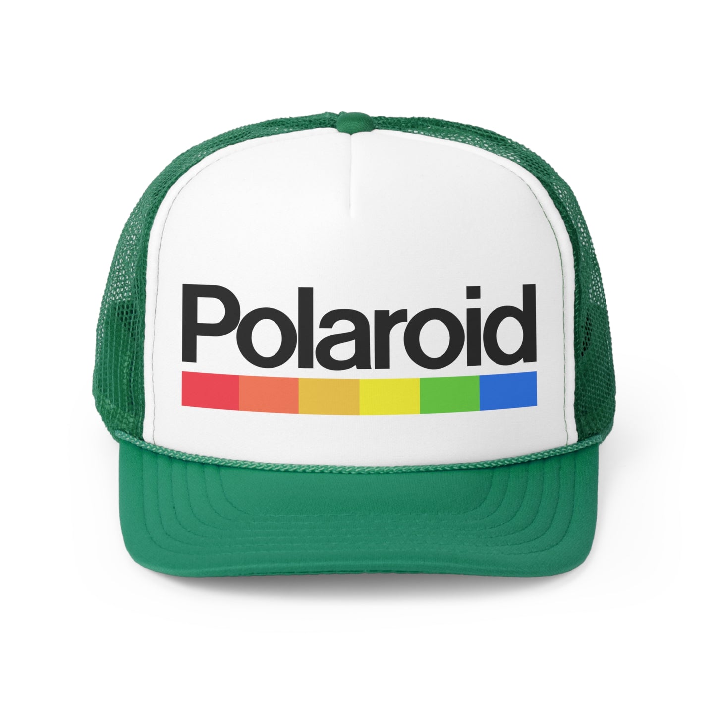 Polaroid Trucker Hat - Vintage Colors, Retro, Old School, Nostalgic, Adjustable Snap Back Cap