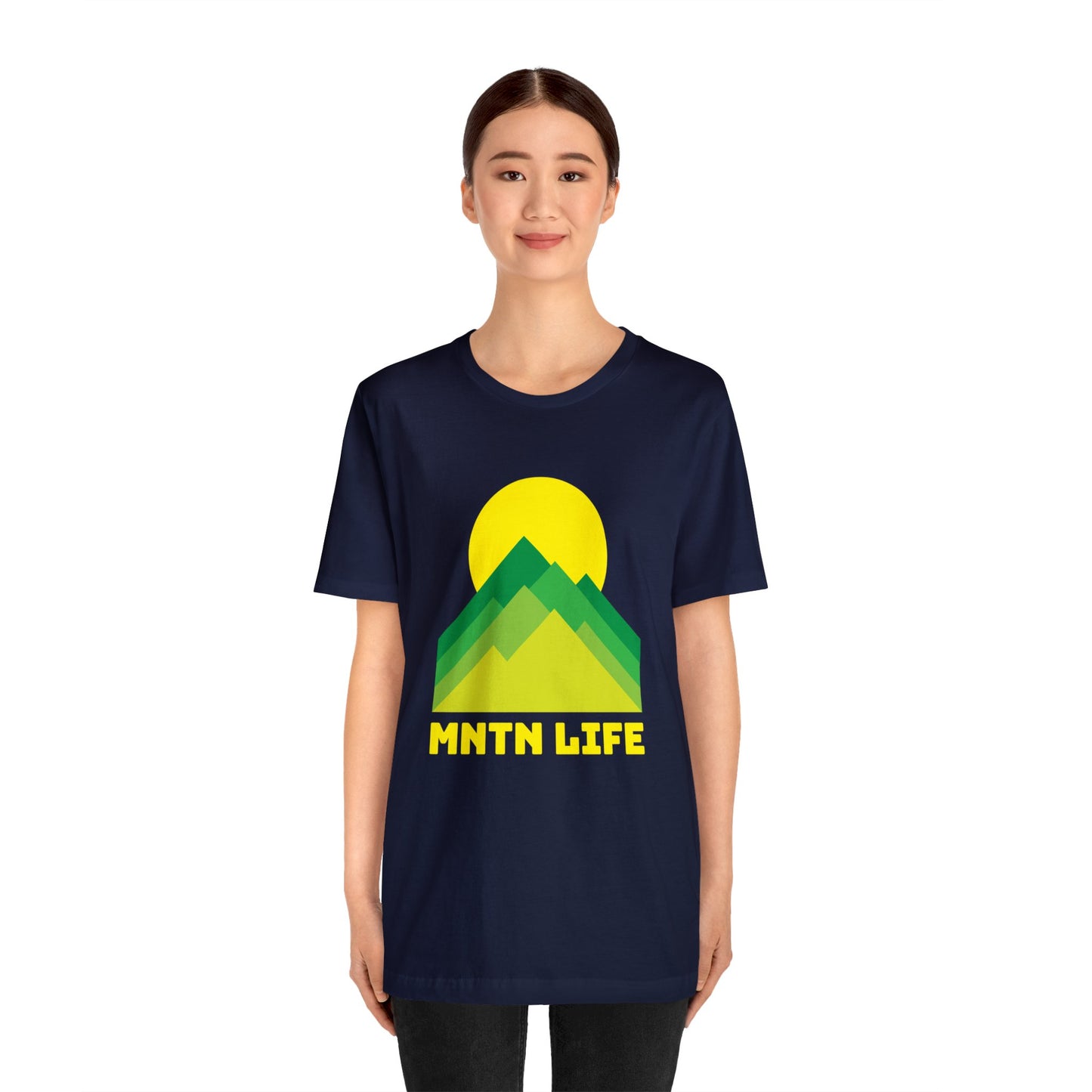 Mountain Life T-Shirt - MNTN Life Camping Shirt - Vintage Retro Classic Nostalgic T-Shirt - Unisex Short Sleeve Tee