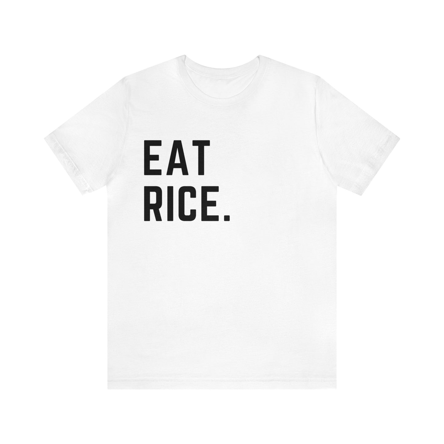 Eat Rice Meme Shirt - Vintage Retro Classic Nostalgic Japanese T-Shirt - Unisex Short Sleeve Tee