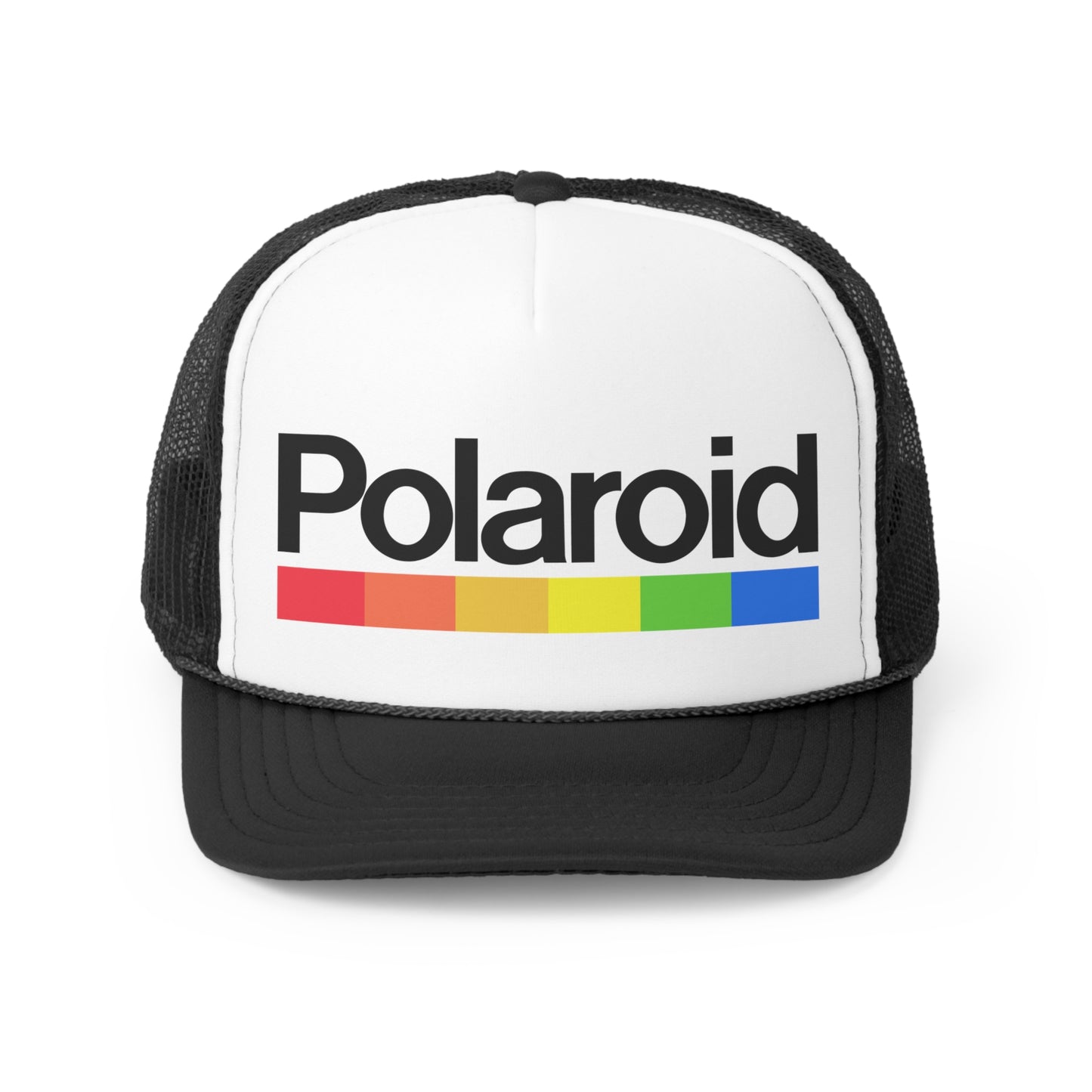 Polaroid Trucker Hat - Vintage Colors, Retro, Old School, Nostalgic, Adjustable Snap Back Cap