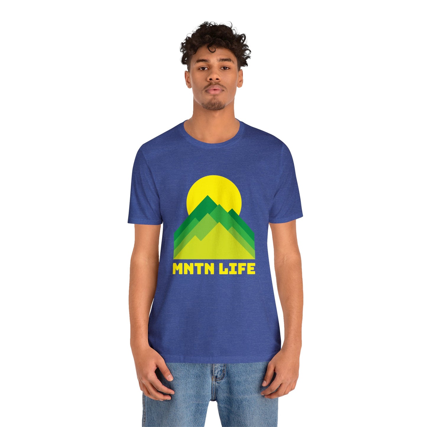 Mountain Life T-Shirt - MNTN Life Camping Shirt - Vintage Retro Classic Nostalgic T-Shirt - Unisex Short Sleeve Tee