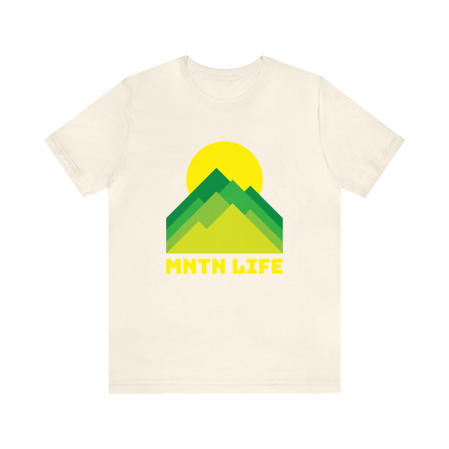 Mountain Life T-Shirt - MNTN Life Camping Shirt - Vintage Retro Classic Nostalgic T-Shirt - Unisex Short Sleeve Tee