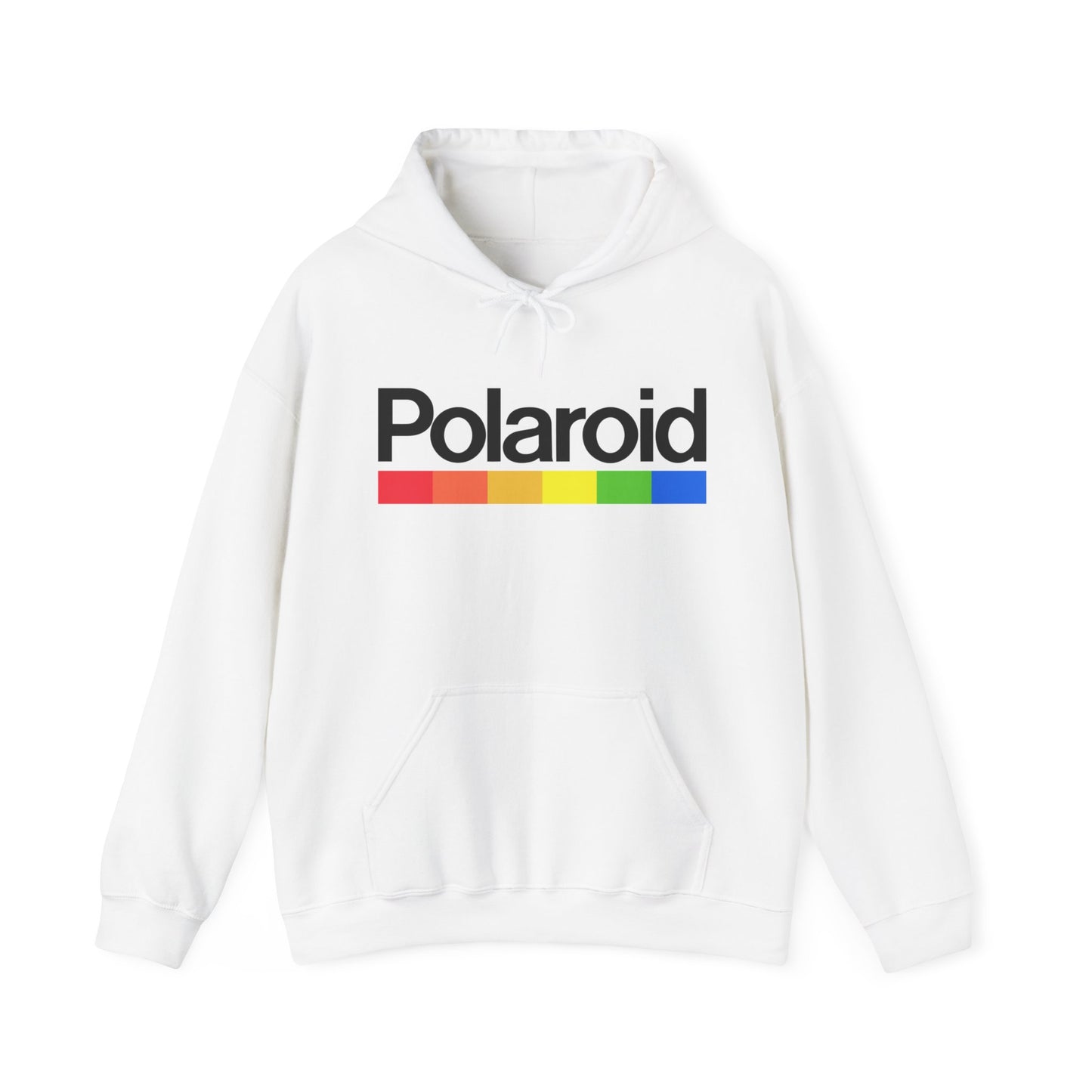 Polaroid Logo Hoodie - Vintage, Retro, Old School, Classic 80's Unisex Heavy Blend Hooded Sweatshirt