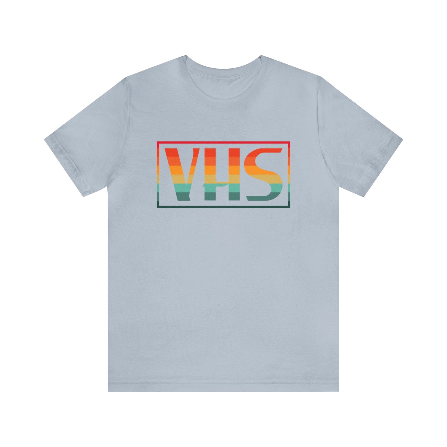 VHS Logo Retro Sunset T-Shirt - Vintage Retro Classic Nostalgic T-Shirt - Unisex Short Sleeve Tee