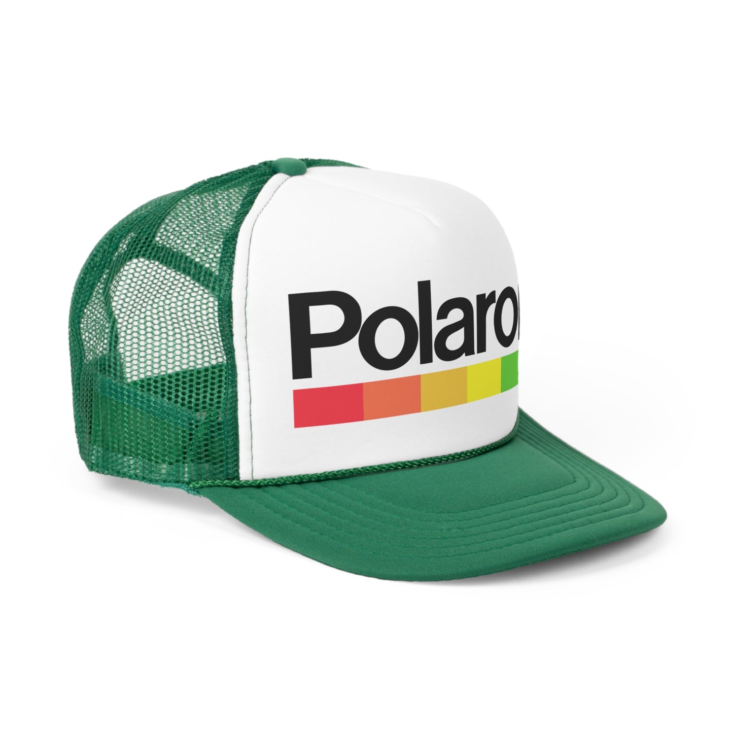 Polaroid Trucker Hat - Vintage Colors, Retro, Old School, Nostalgic, Adjustable Snap Back Cap