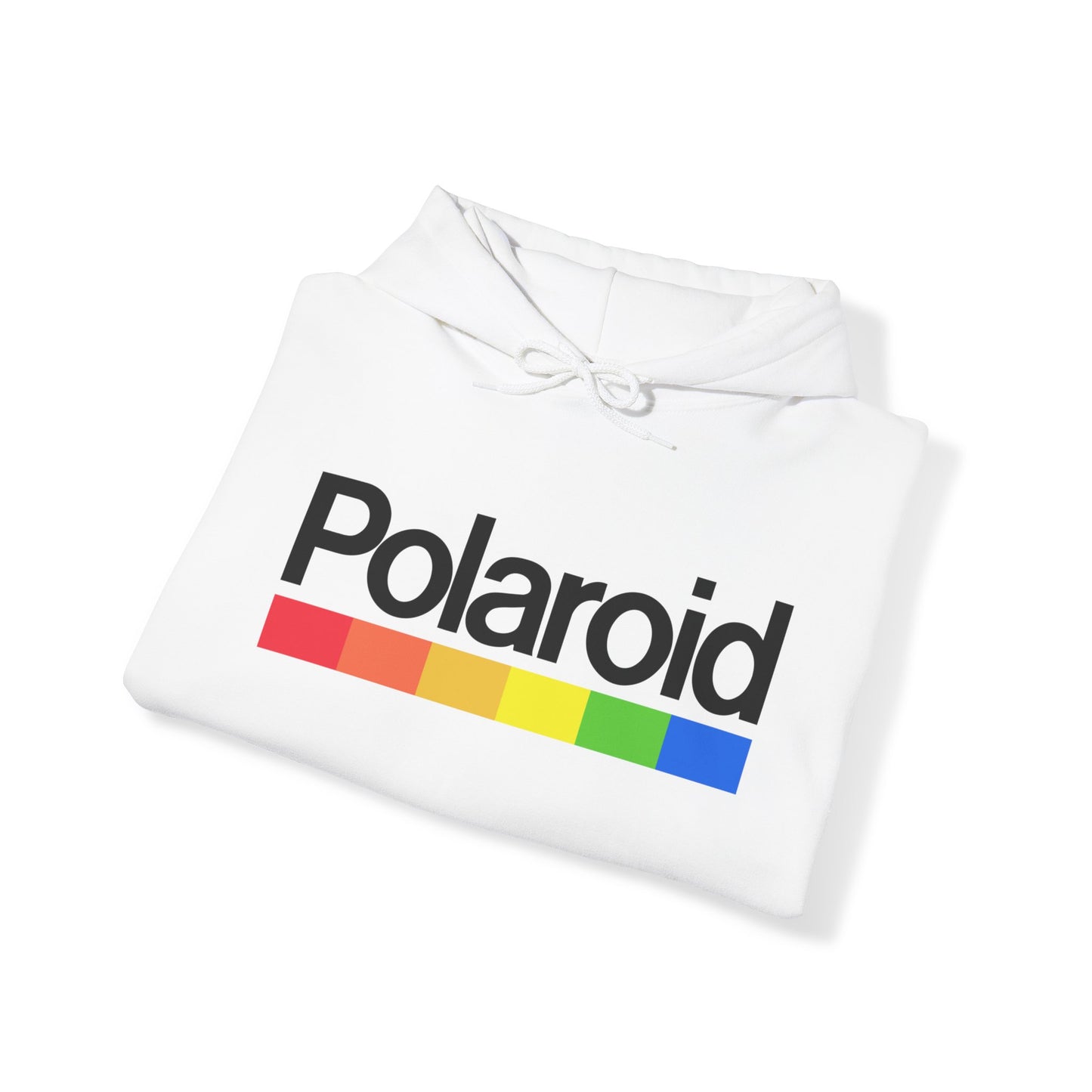 Polaroid Logo Hoodie - Vintage, Retro, Old School, Classic 80's Unisex Heavy Blend Hooded Sweatshirt