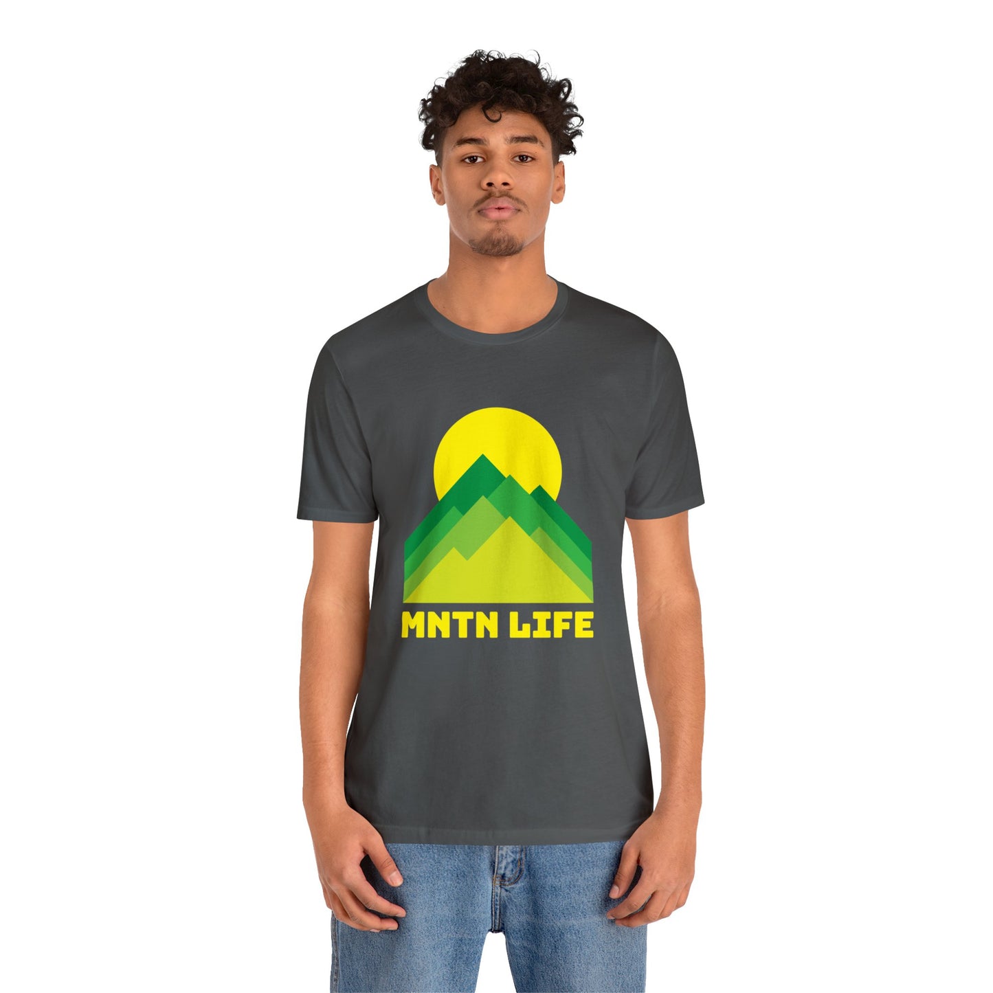 Mountain Life T-Shirt - MNTN Life Camping Shirt - Vintage Retro Classic Nostalgic T-Shirt - Unisex Short Sleeve Tee