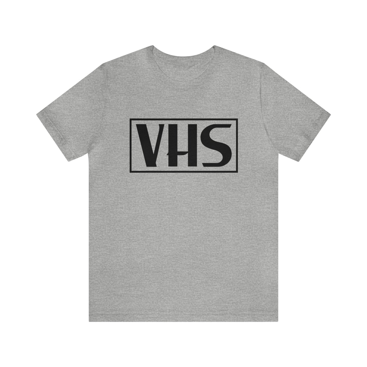 VHS Logo T-Shirt - Retro Vintage Nostalgia Classic Old School - Unisex Short Sleeve Tee