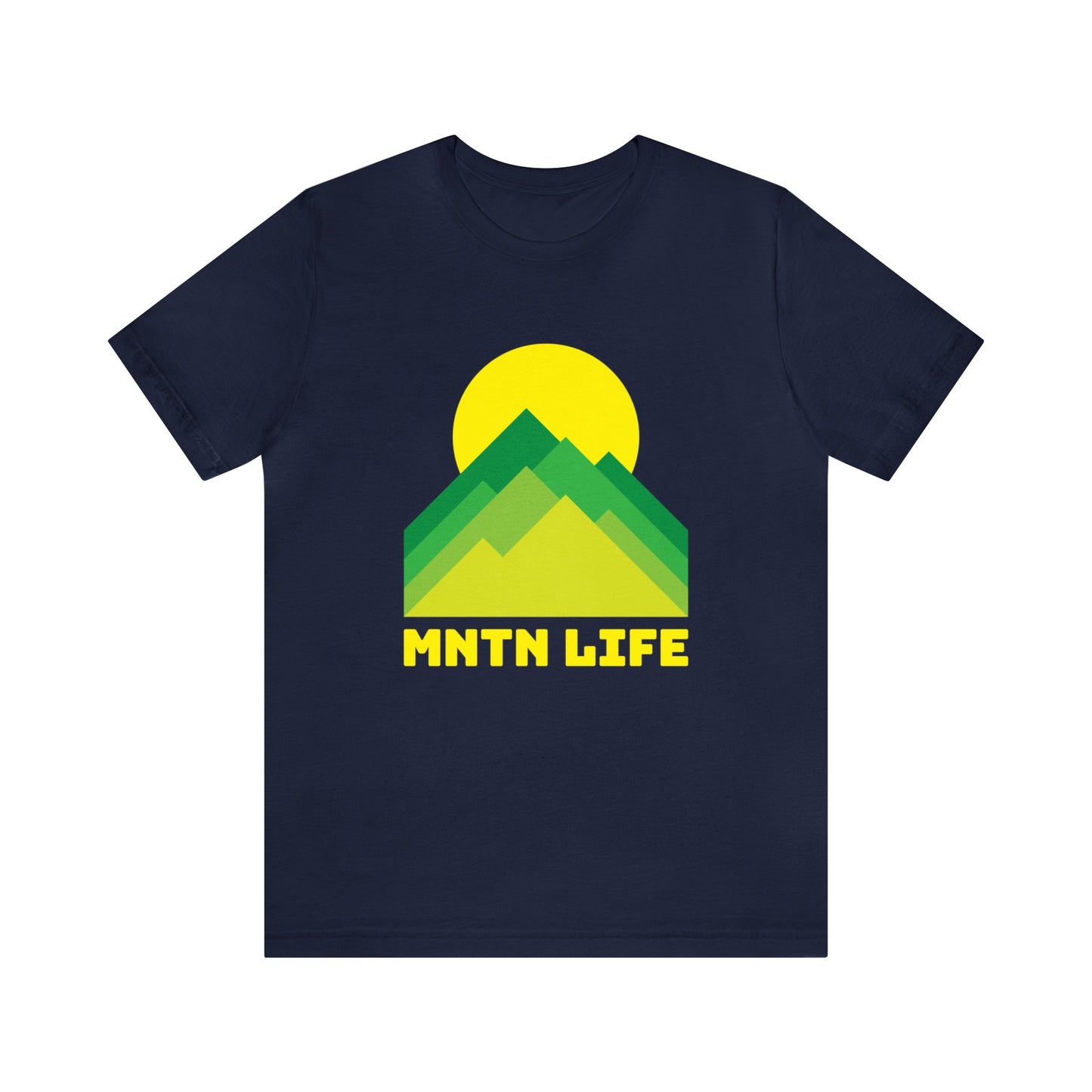 Mountain Life T-Shirt - MNTN Life Camping Shirt - Vintage Retro Classic Nostalgic T-Shirt - Unisex Short Sleeve Tee