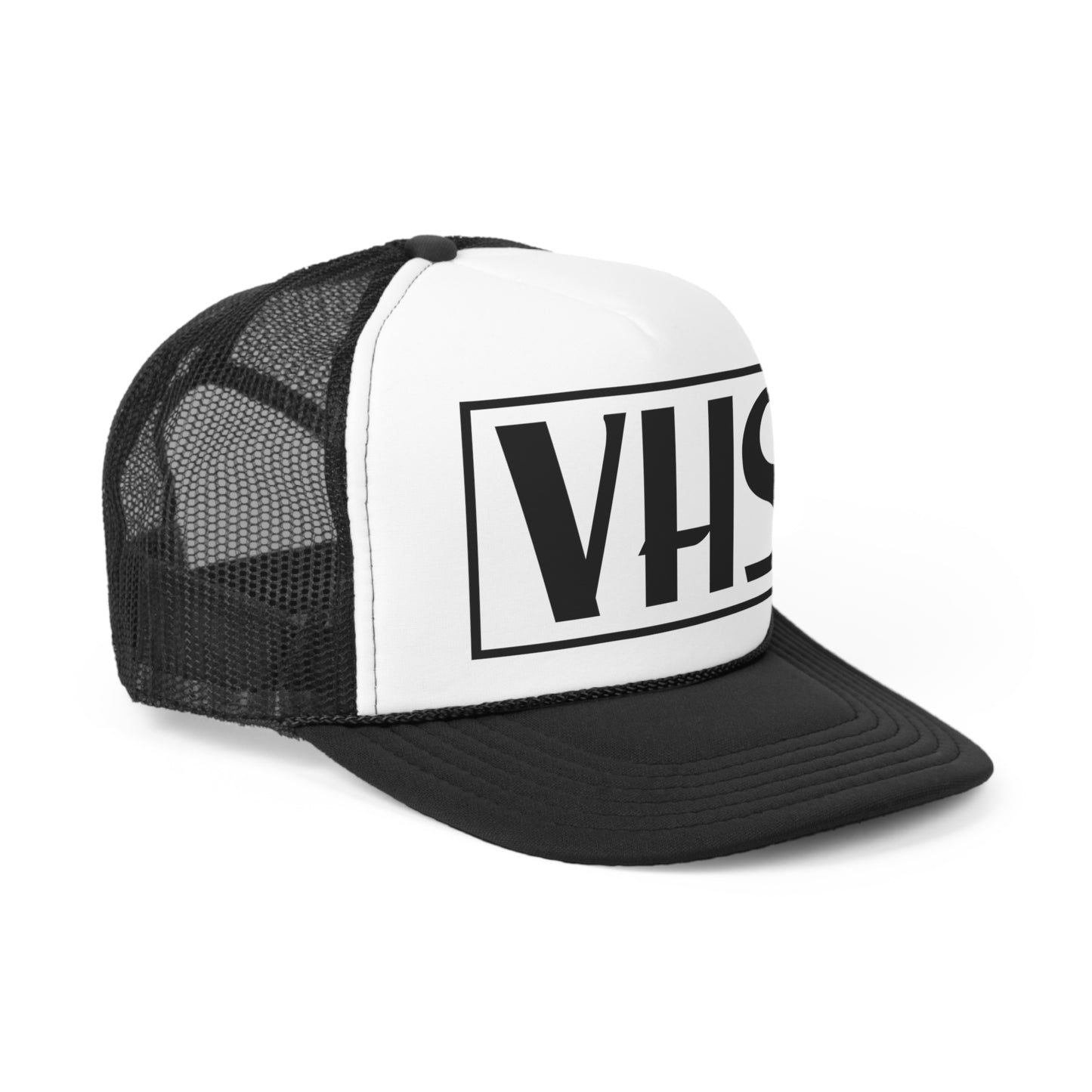 VHS Vintage Mesh Trucker Hat - Old School Adjustable Cap