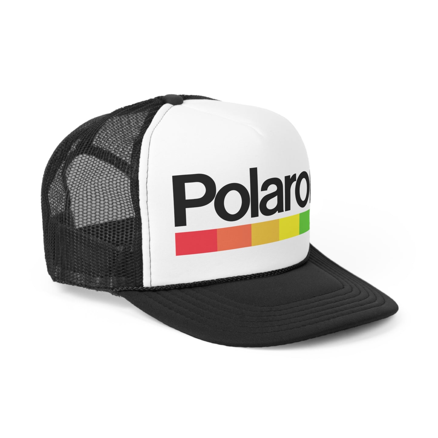 Polaroid Trucker Hat - Vintage Colors, Retro, Old School, Nostalgic, Adjustable Snap Back Cap