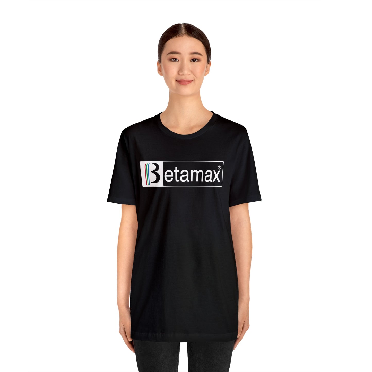 Betamax Logo T-Shirt - Retro Vintage Nostalgia Classic Old School - Unisex Short Sleeve Tee