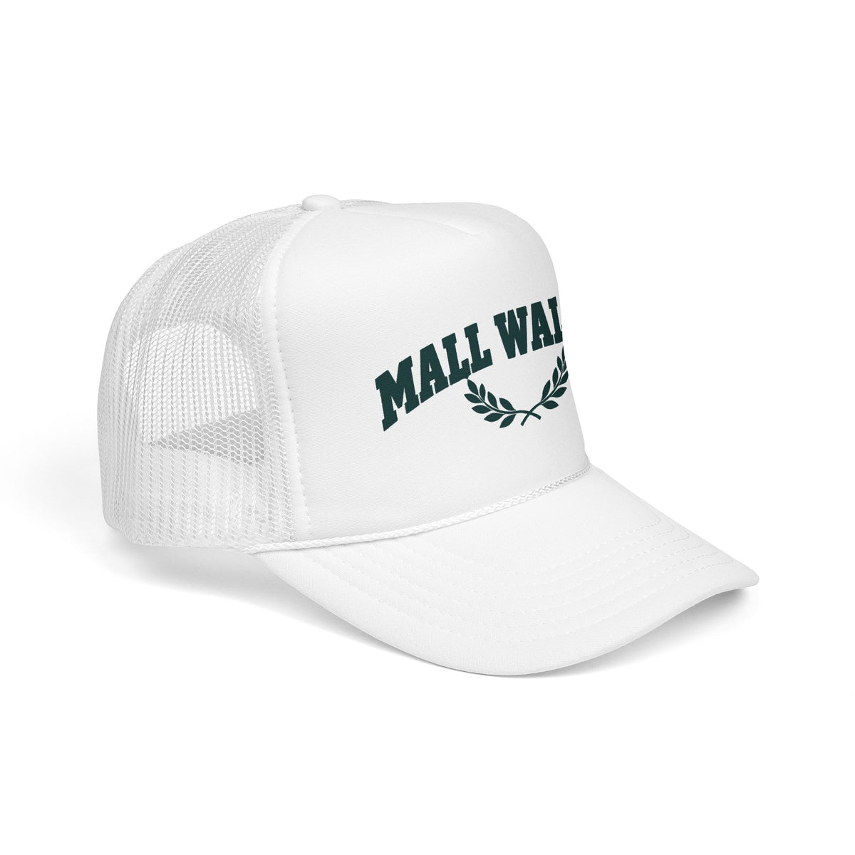 Mall Walker Laurel Crest Trucker Hat — Printed Snapback