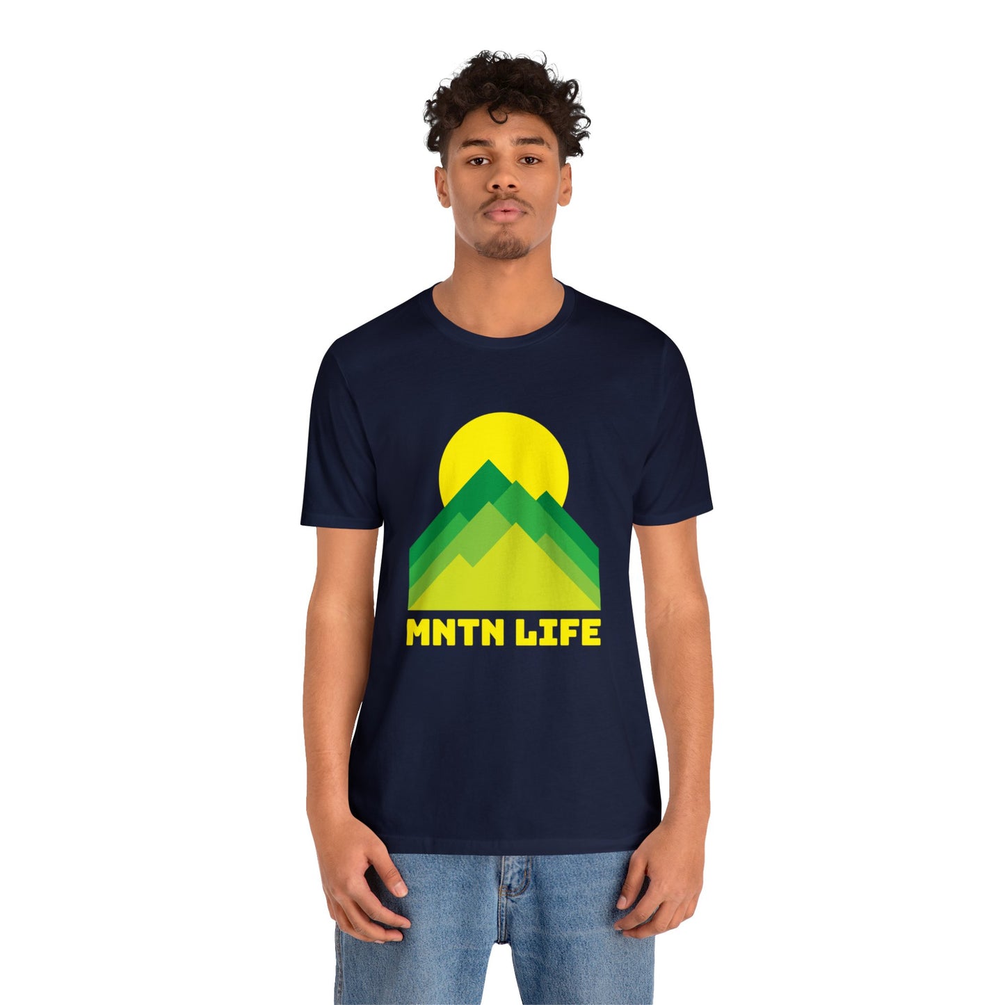 Mountain Life T-Shirt - MNTN Life Camping Shirt - Vintage Retro Classic Nostalgic T-Shirt - Unisex Short Sleeve Tee