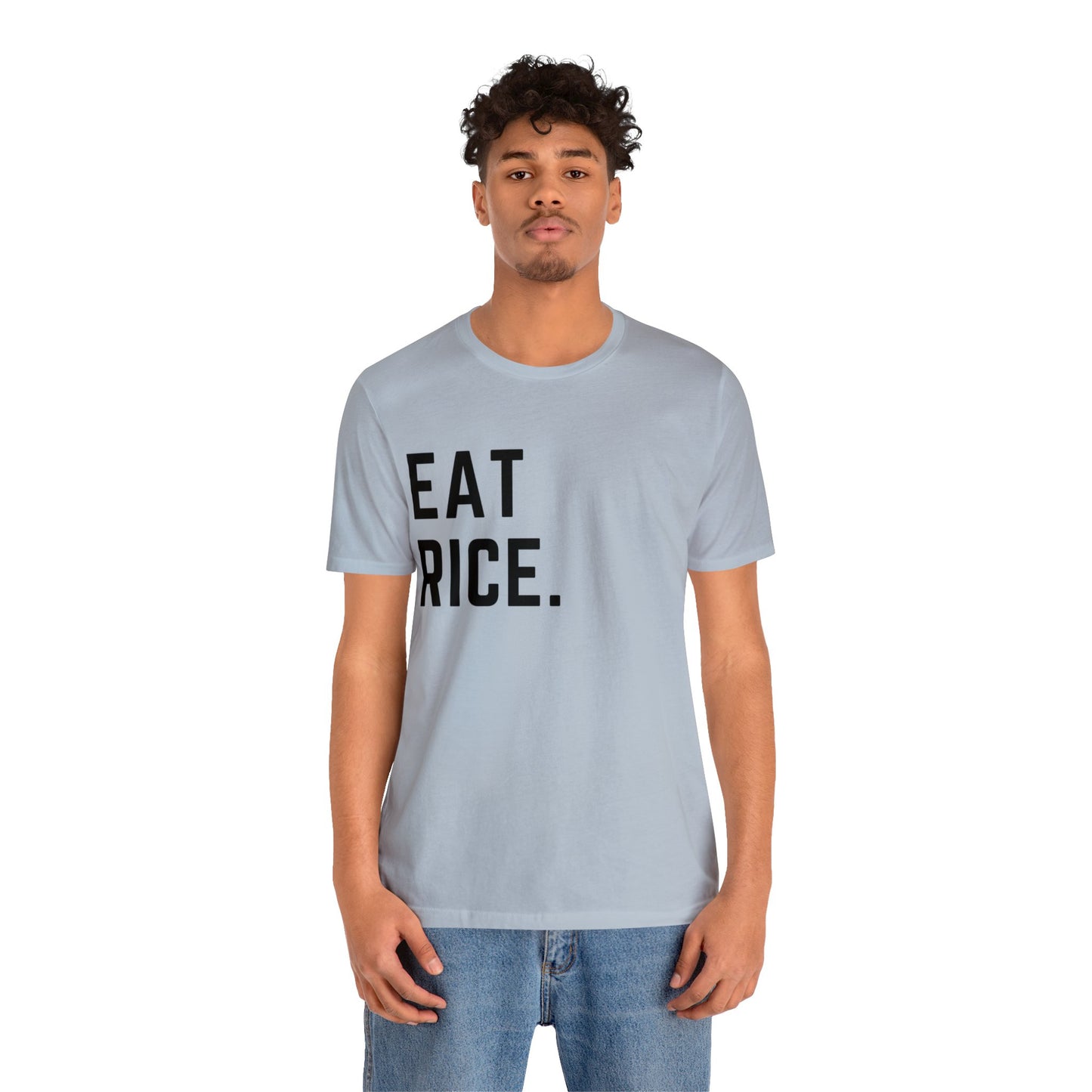 Eat Rice Meme Shirt - Vintage Retro Classic Nostalgic Japanese T-Shirt - Unisex Short Sleeve Tee