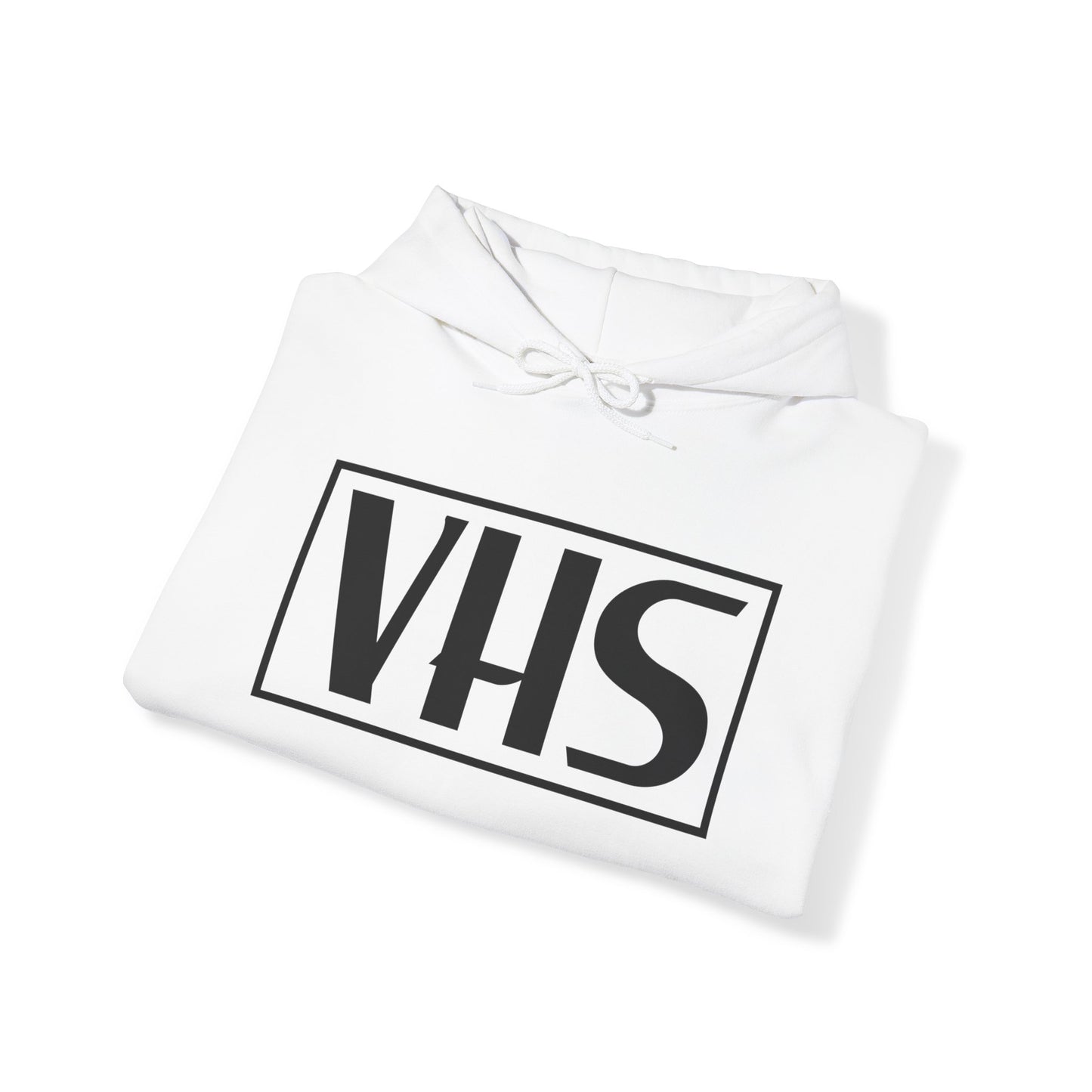 VHS Logo Hoodie - Vintage, Retro, Old School, Classic 80's Unisex Heavy Blend Hooded Sweatshirt